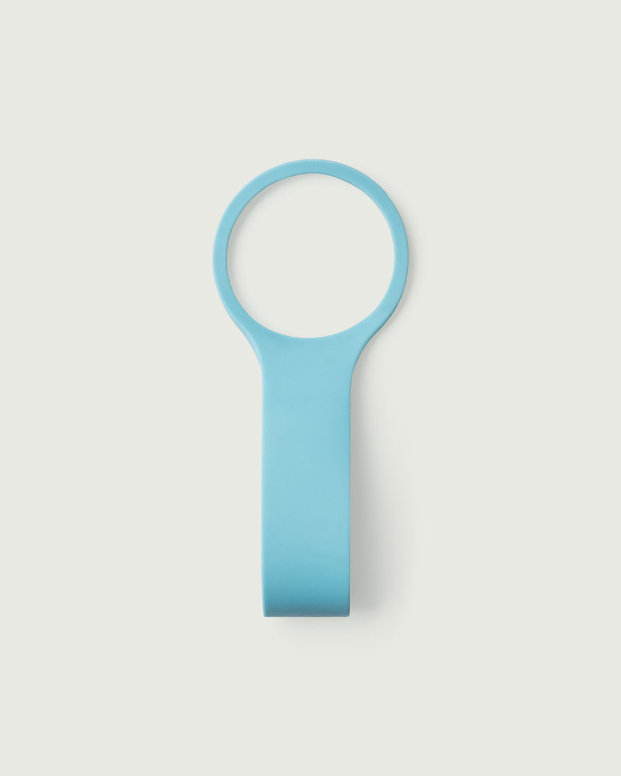 Sunnies Flask loop blue front diagonal