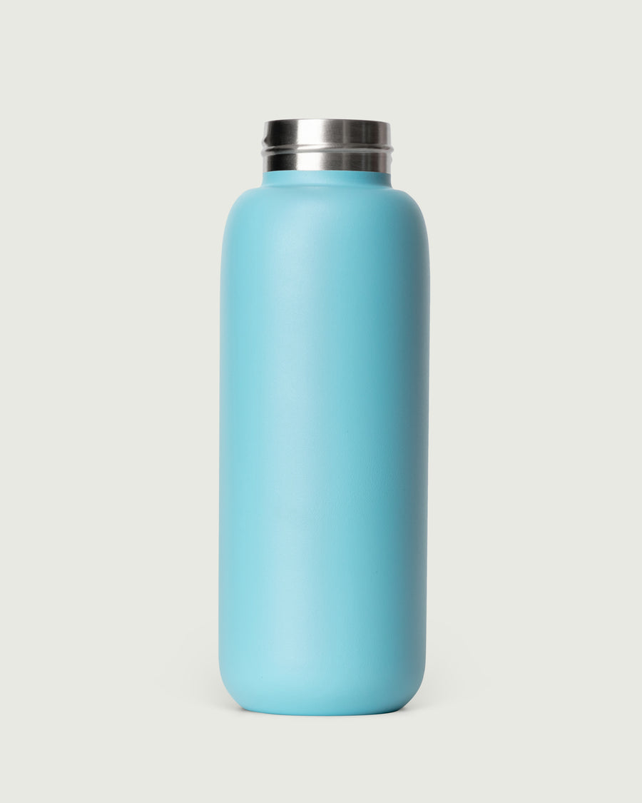 Flask Tumbler Bottle blue  front