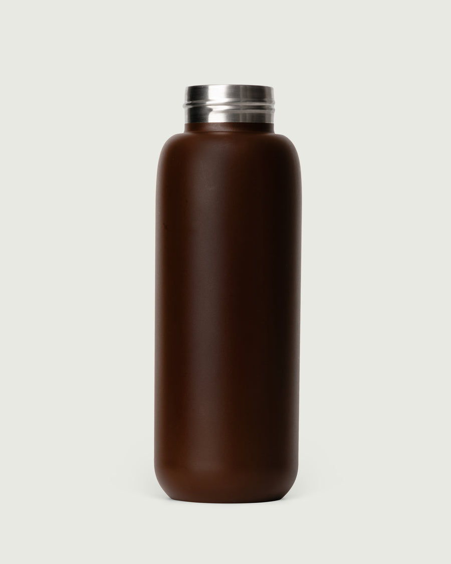 Flask Tumbler Bottle brown front