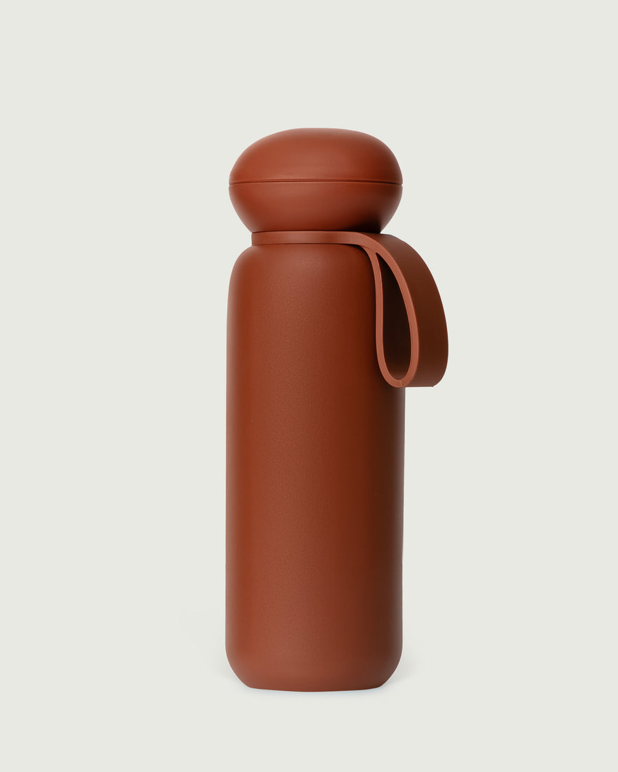 Sunnies Flask Tumbler brown front