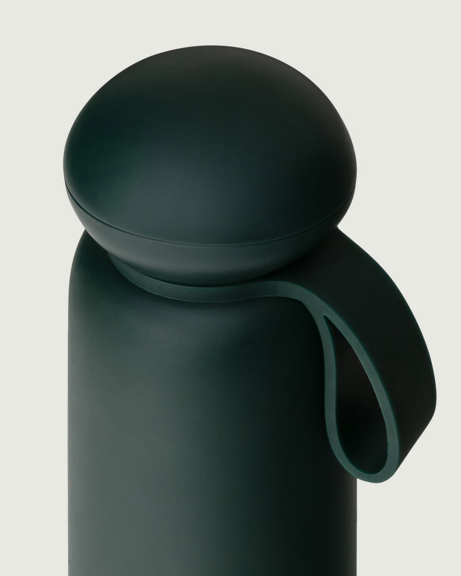 Sunnies Flask pebble cap green top