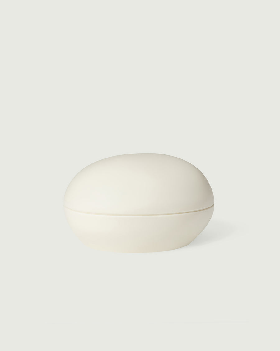 Sunnies Flask pebble cap white front