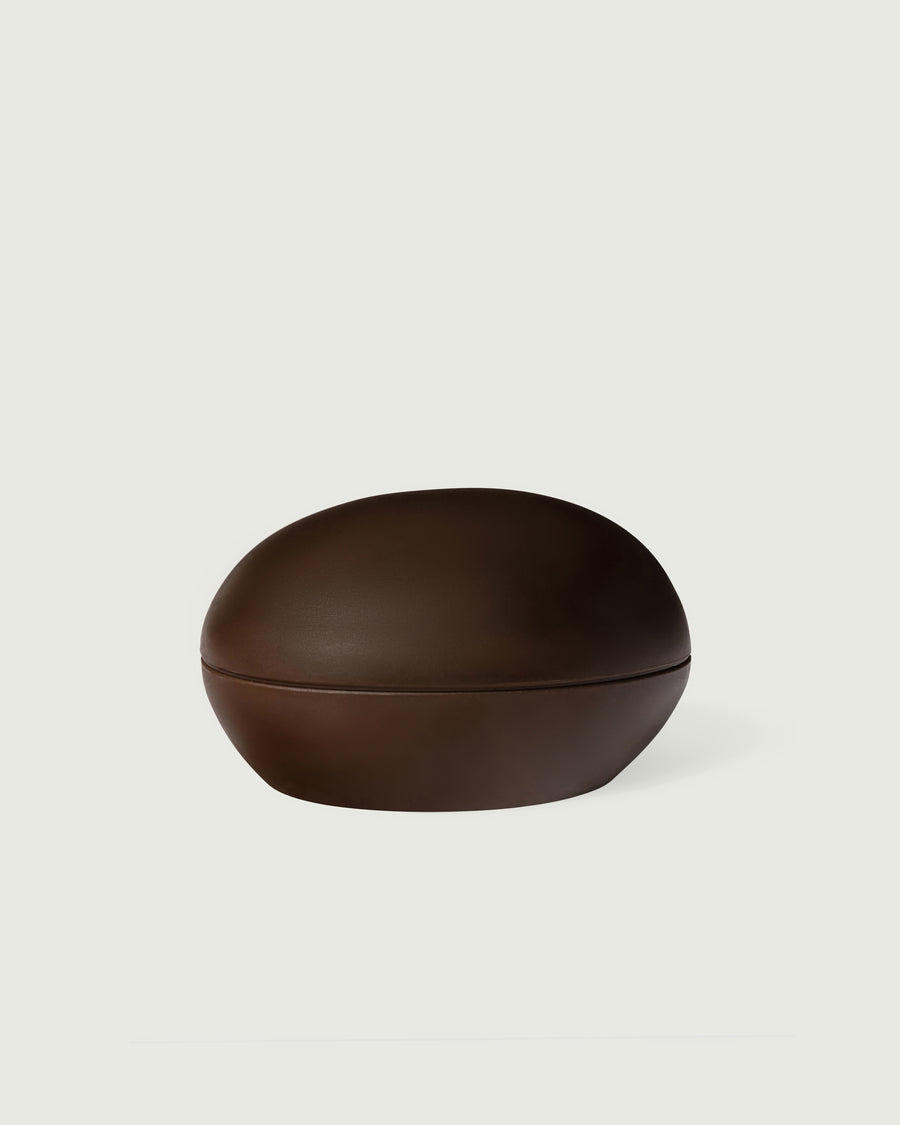 Sunnies Flask pebble cap brown front