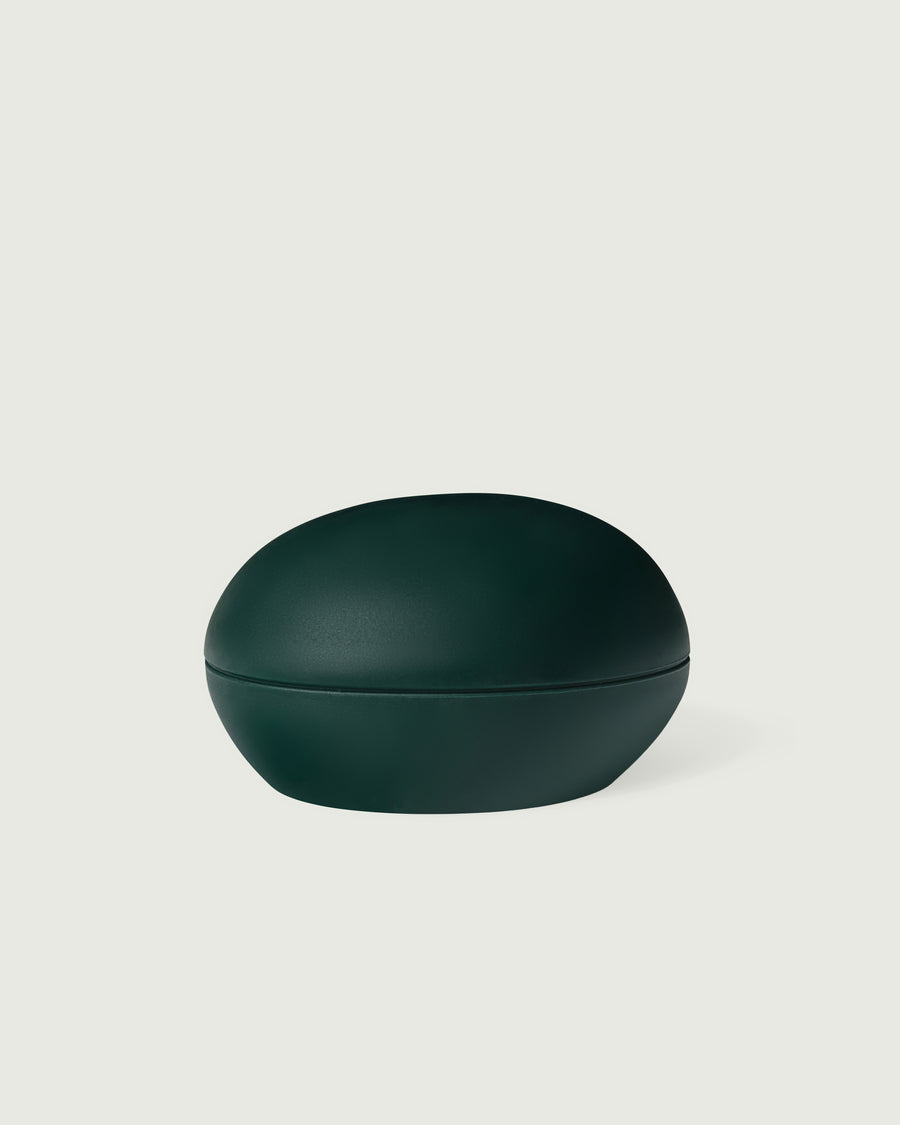 Sunnies Flask pebble cap green front