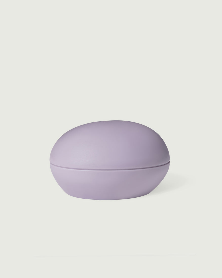 Sunnies Flask Pebble cap purple front