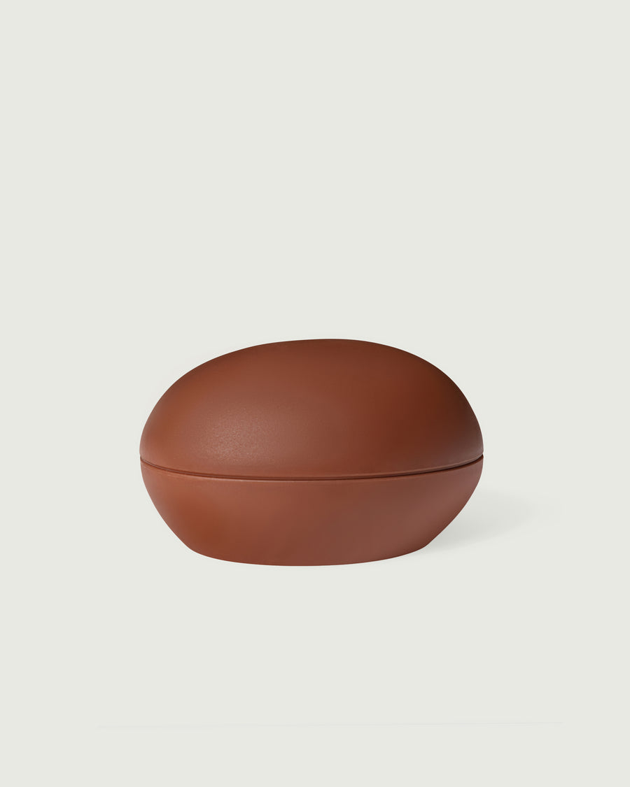 Sunnies Flask  pebble cap brown  front