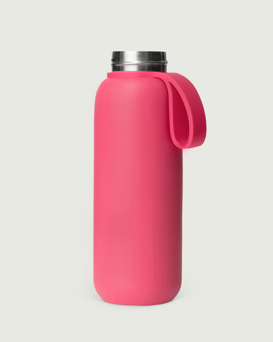 Sunnies Flask loop pink front side