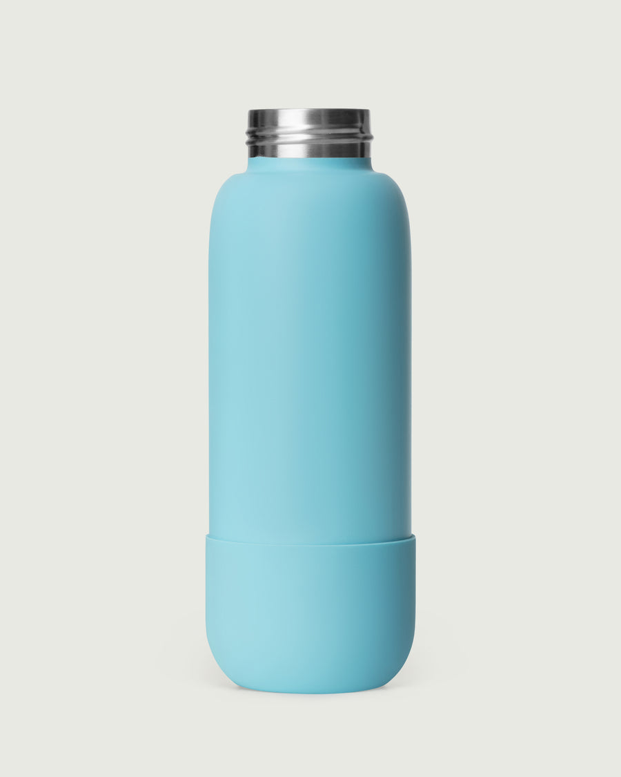 Sunnies Flask Boot blue front diagonal