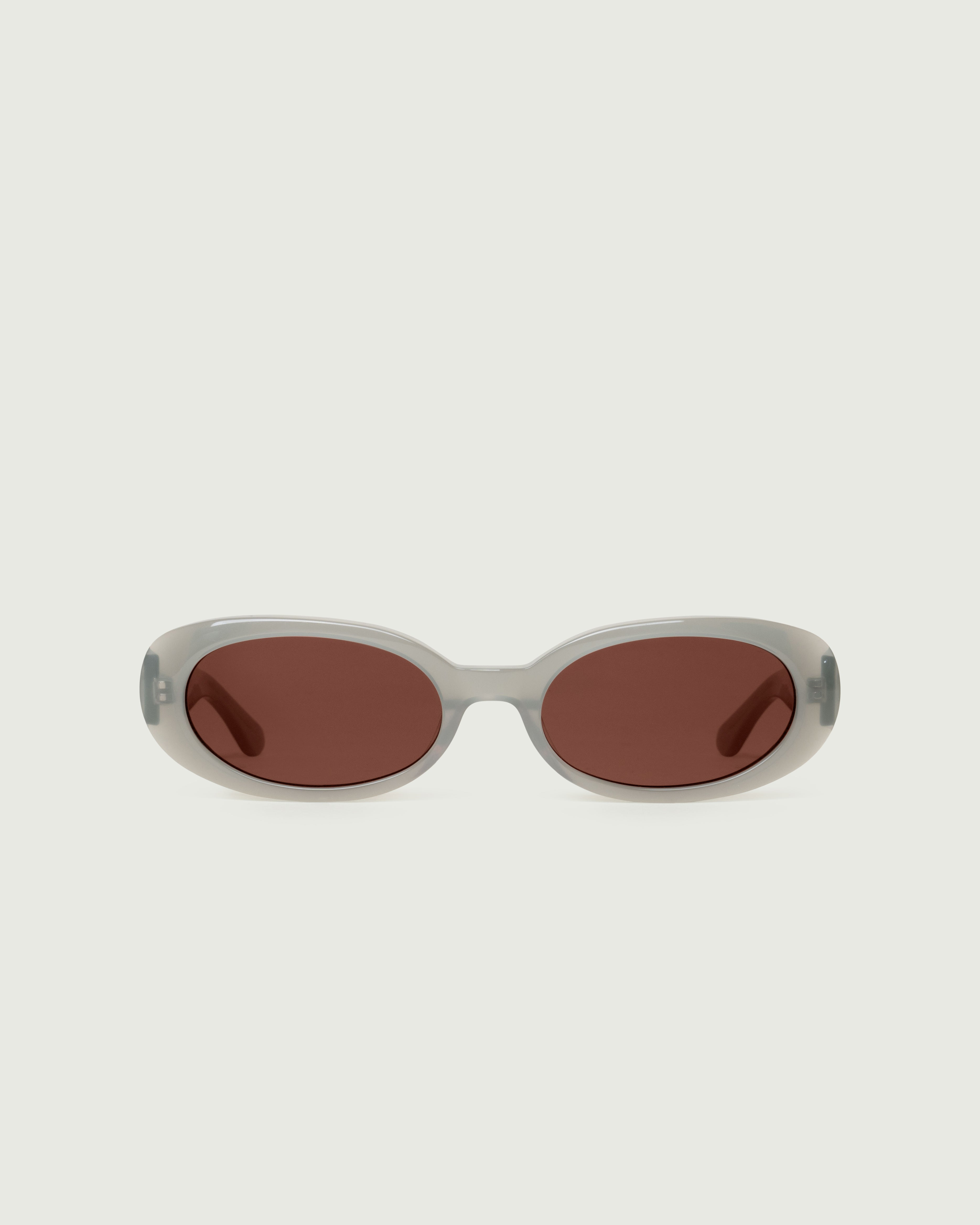 Basalt::Devon Sunglasses round blue acetate front