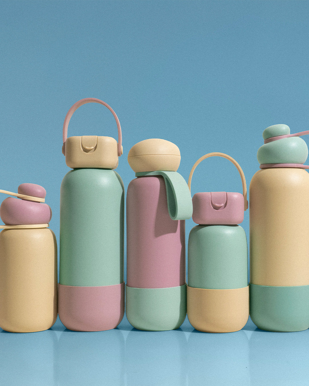 lifestyle-Bonbon:Bubble Cap set pink