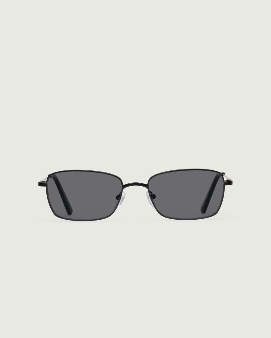 Austin Eyeglasses rectangle Black metal front