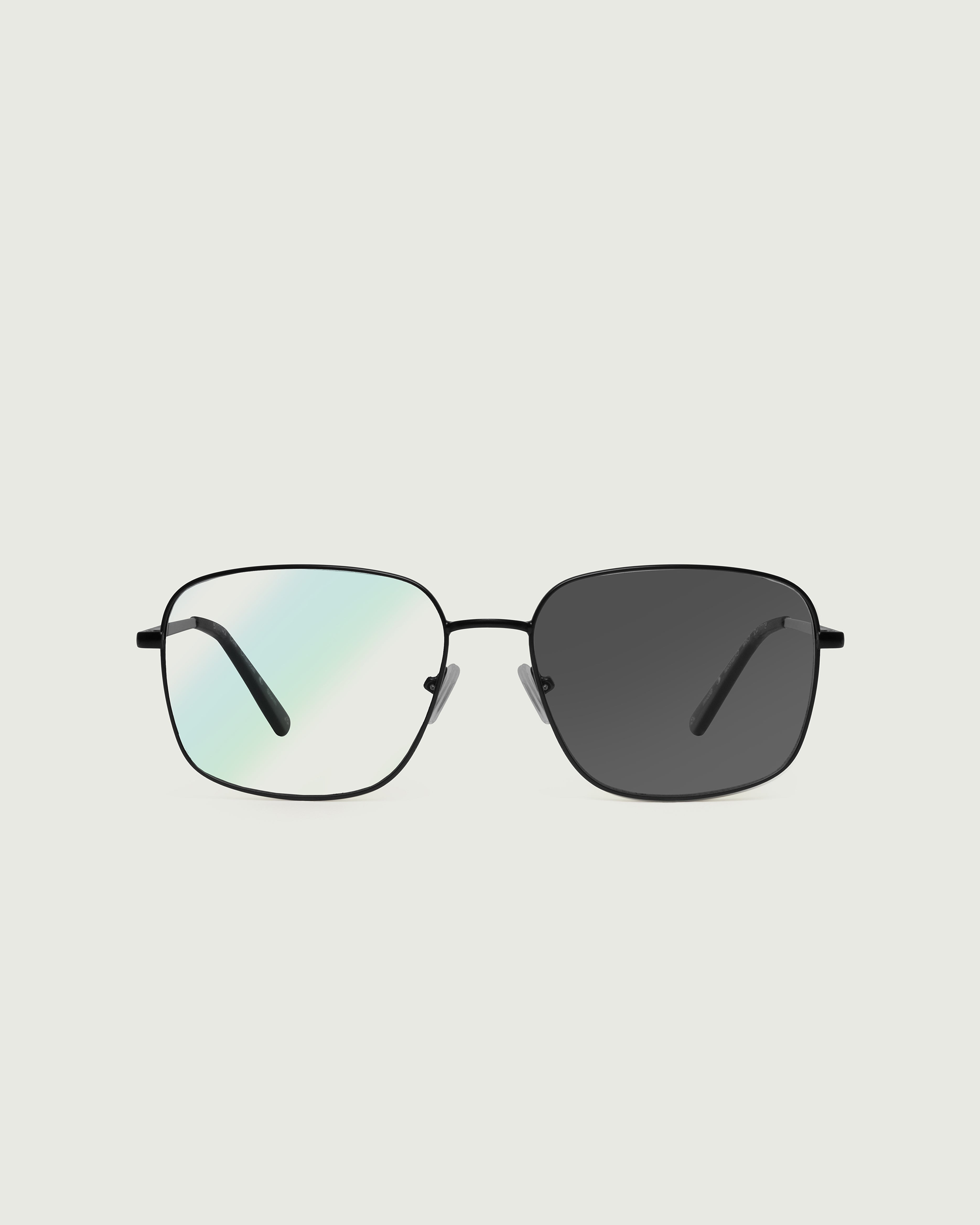 Storm Adaptive::Cole Eyeglasses square black metal front 1