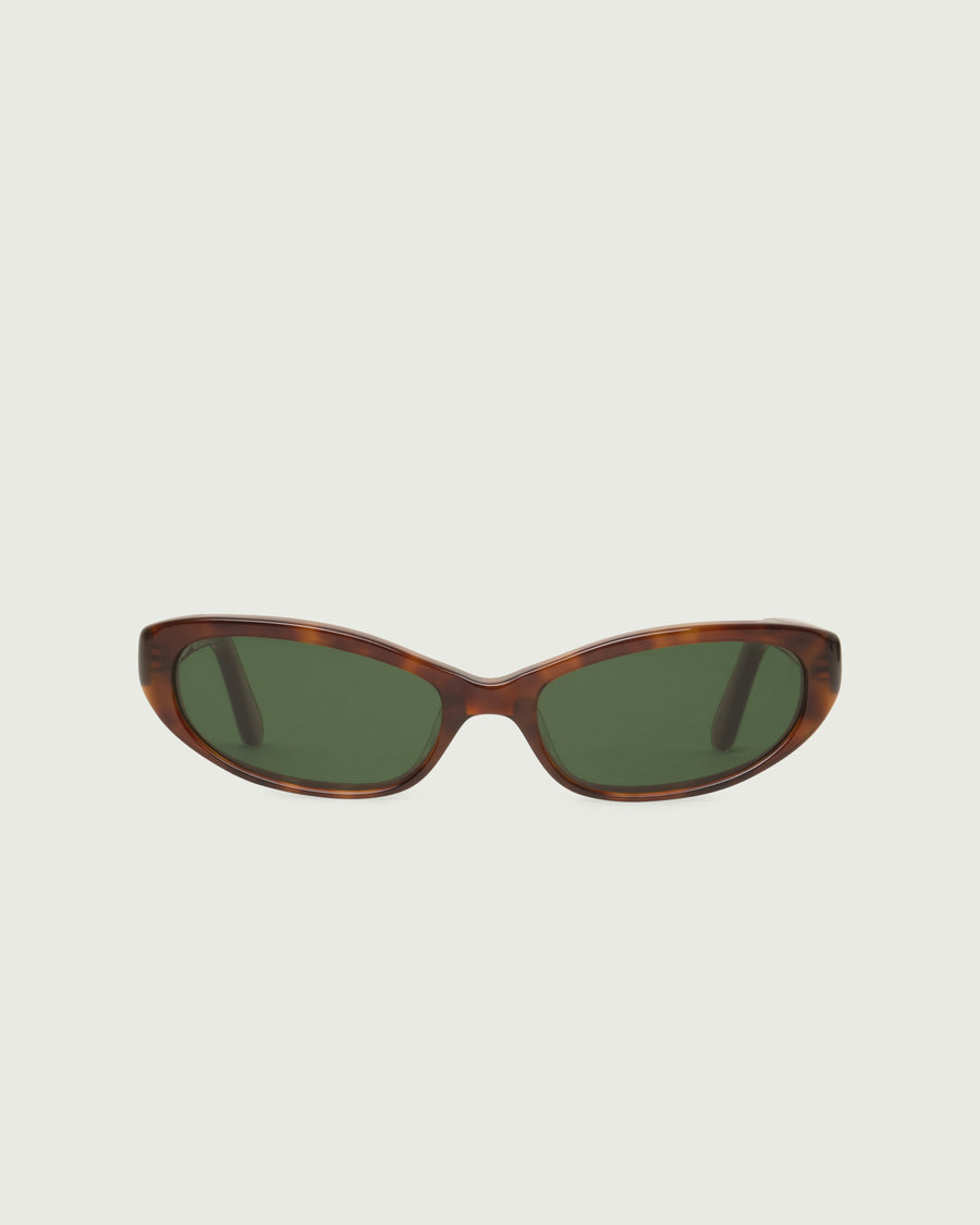 Nora Sunglasses cateye Tort acetate front