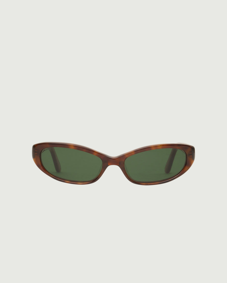 Nora Sunglasses cateye Tort acetate front