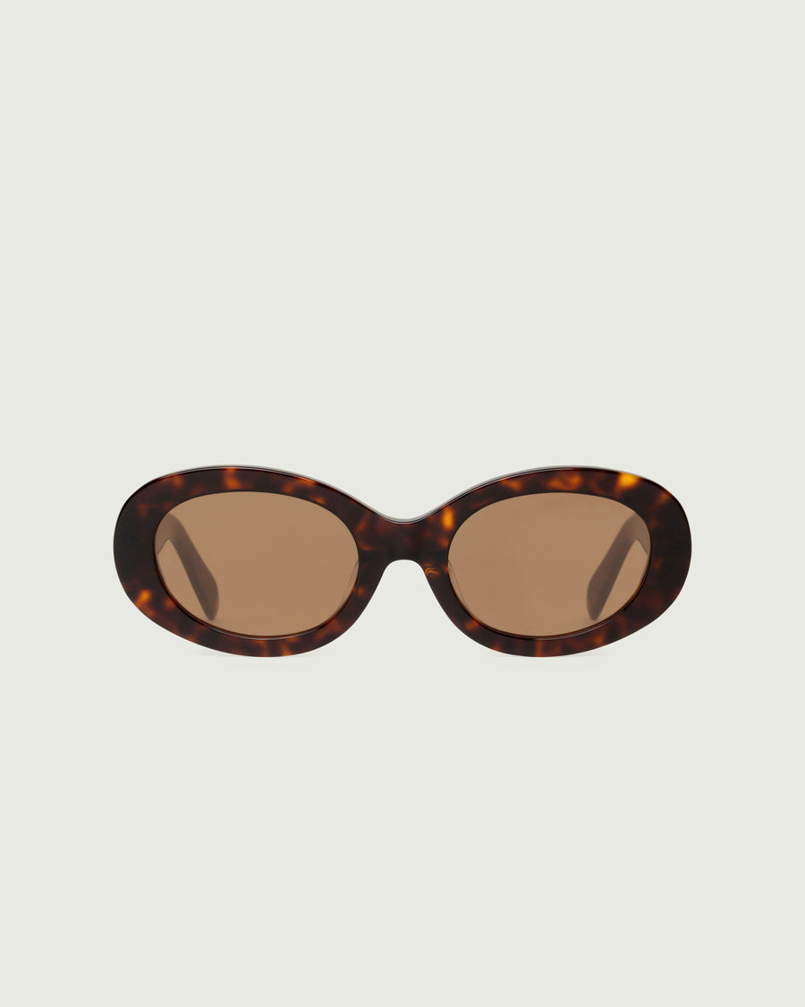 Rio Sunglasses round tort acetate front