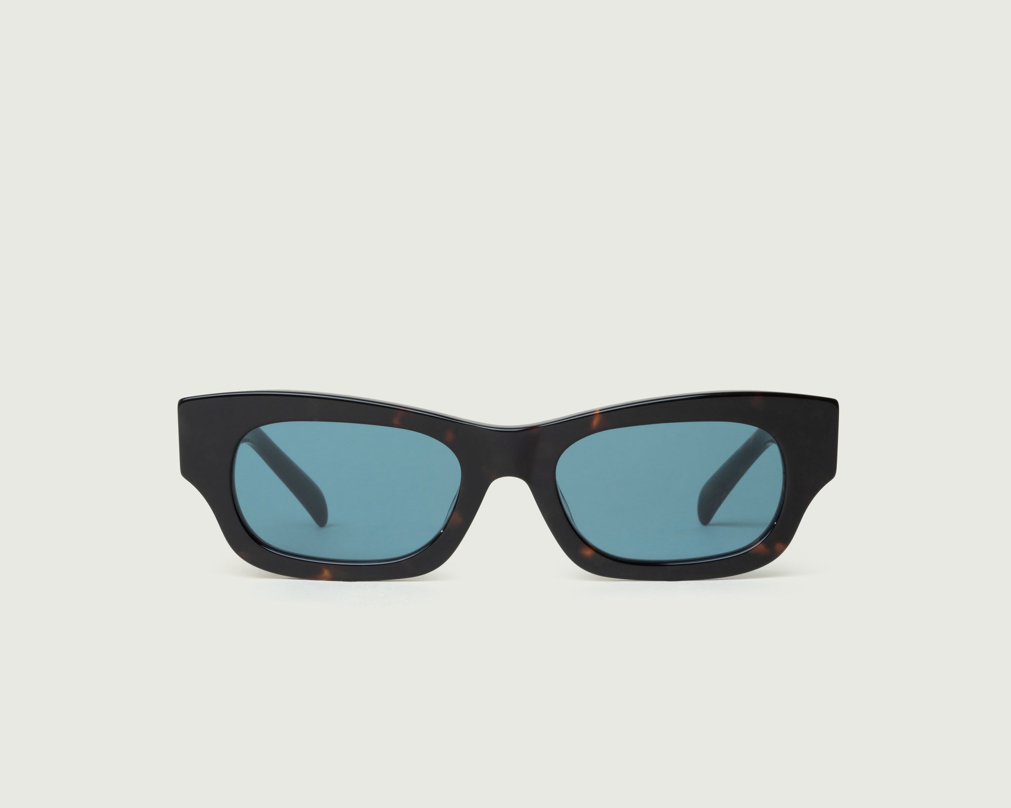 Deep Tort Bluebird::Jax Sunglasses cateye brown acetate front