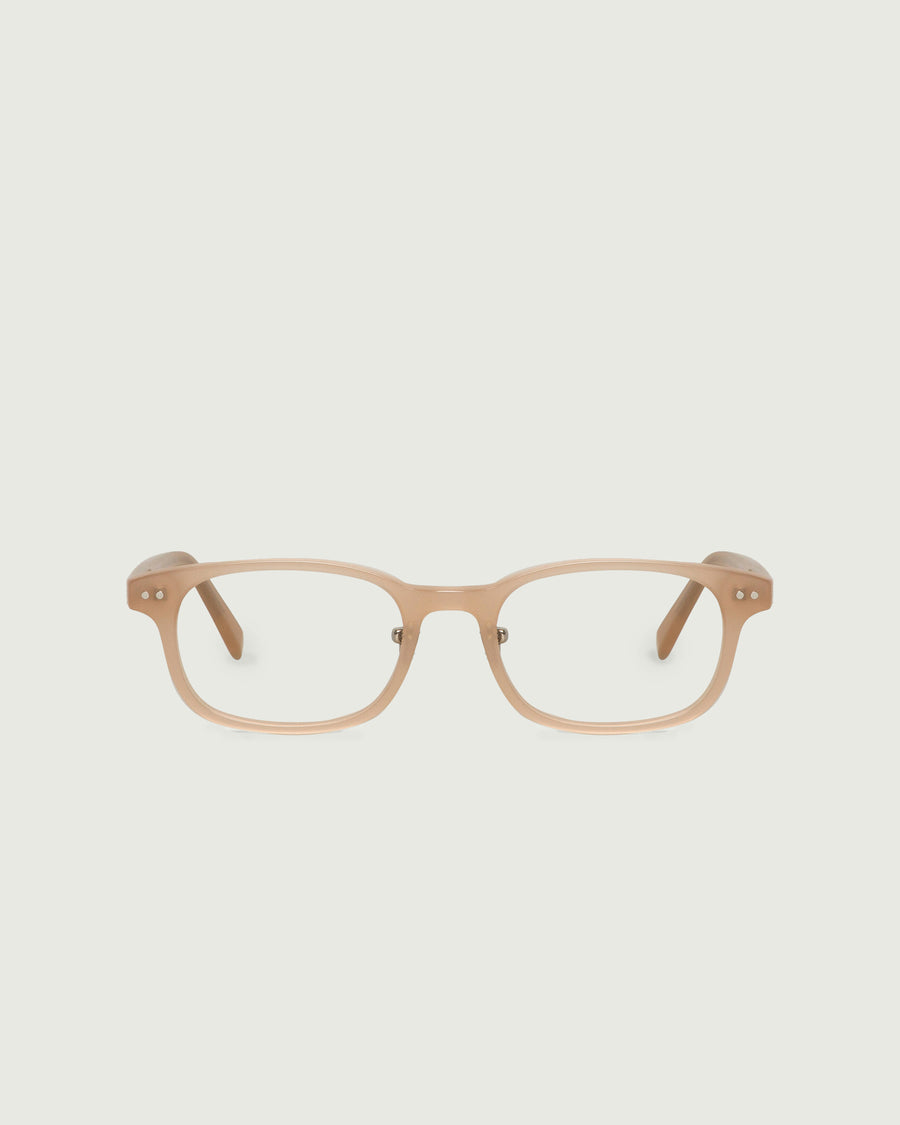 Ernest Eyeglasses rectangle nude acetate front