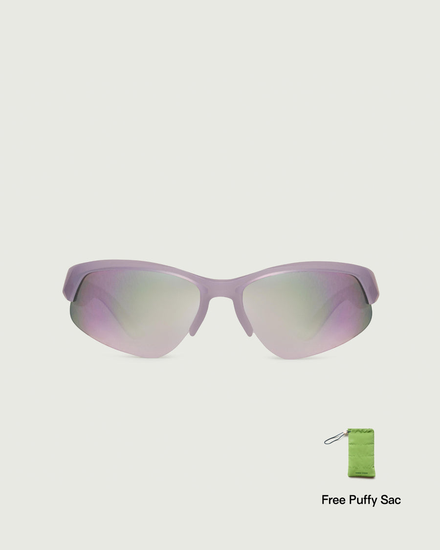 Simone Sunglasses cateye Pink recycled polyester front