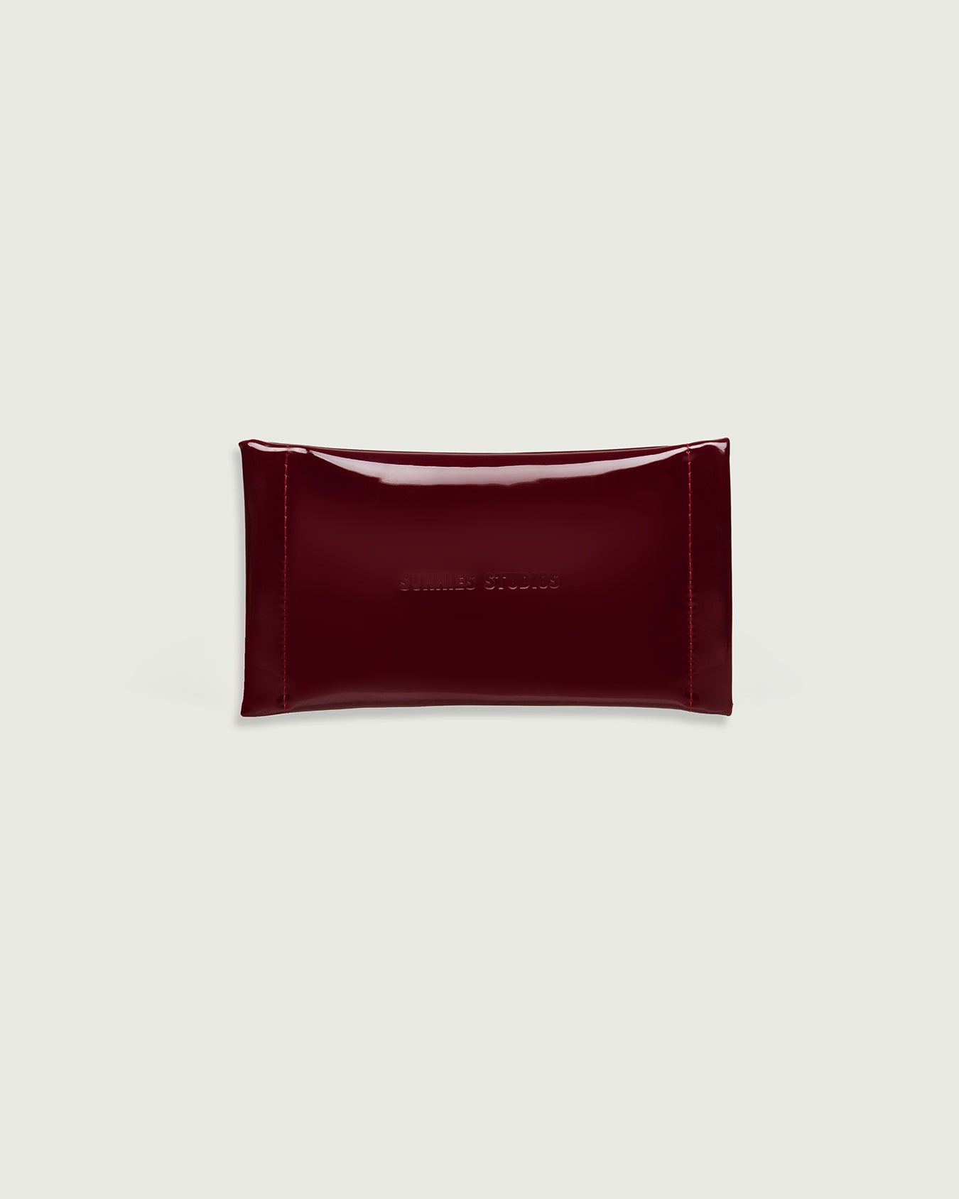 Hibiscus::duo sac Eyewear case brown  front