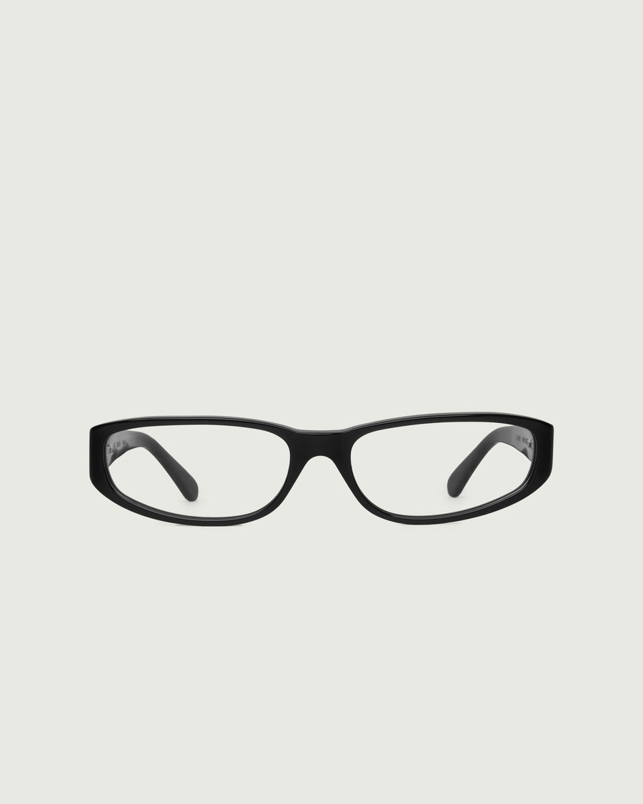 Lane Eyeglasses cateye black acetate front