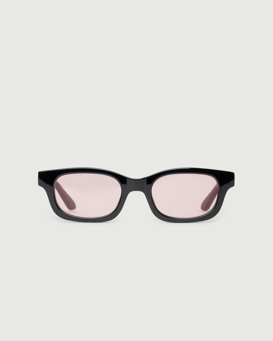Dane Sunglasses rectangle Black recycled polyester front