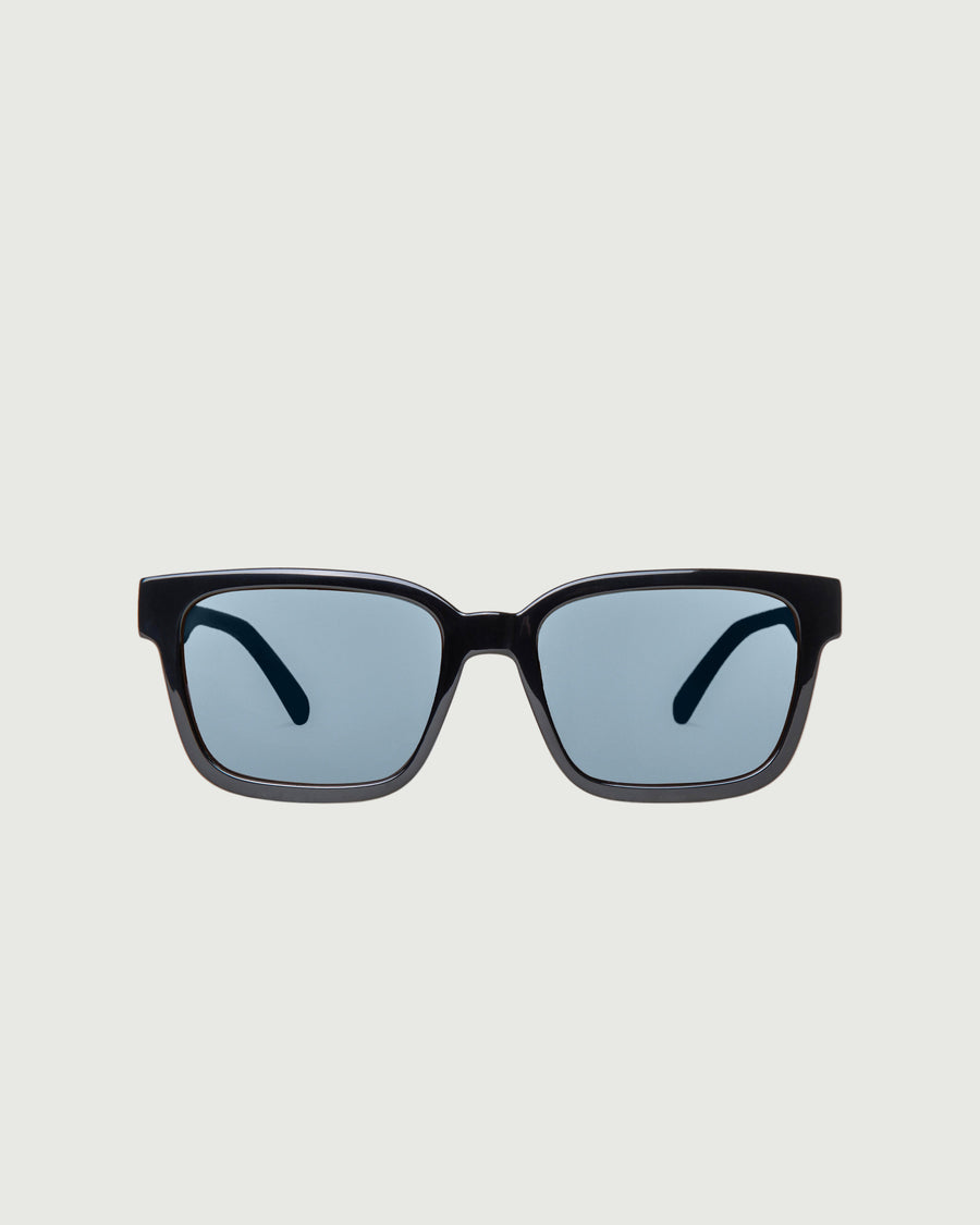 Triton Sunglasses square Black recycled polyester front