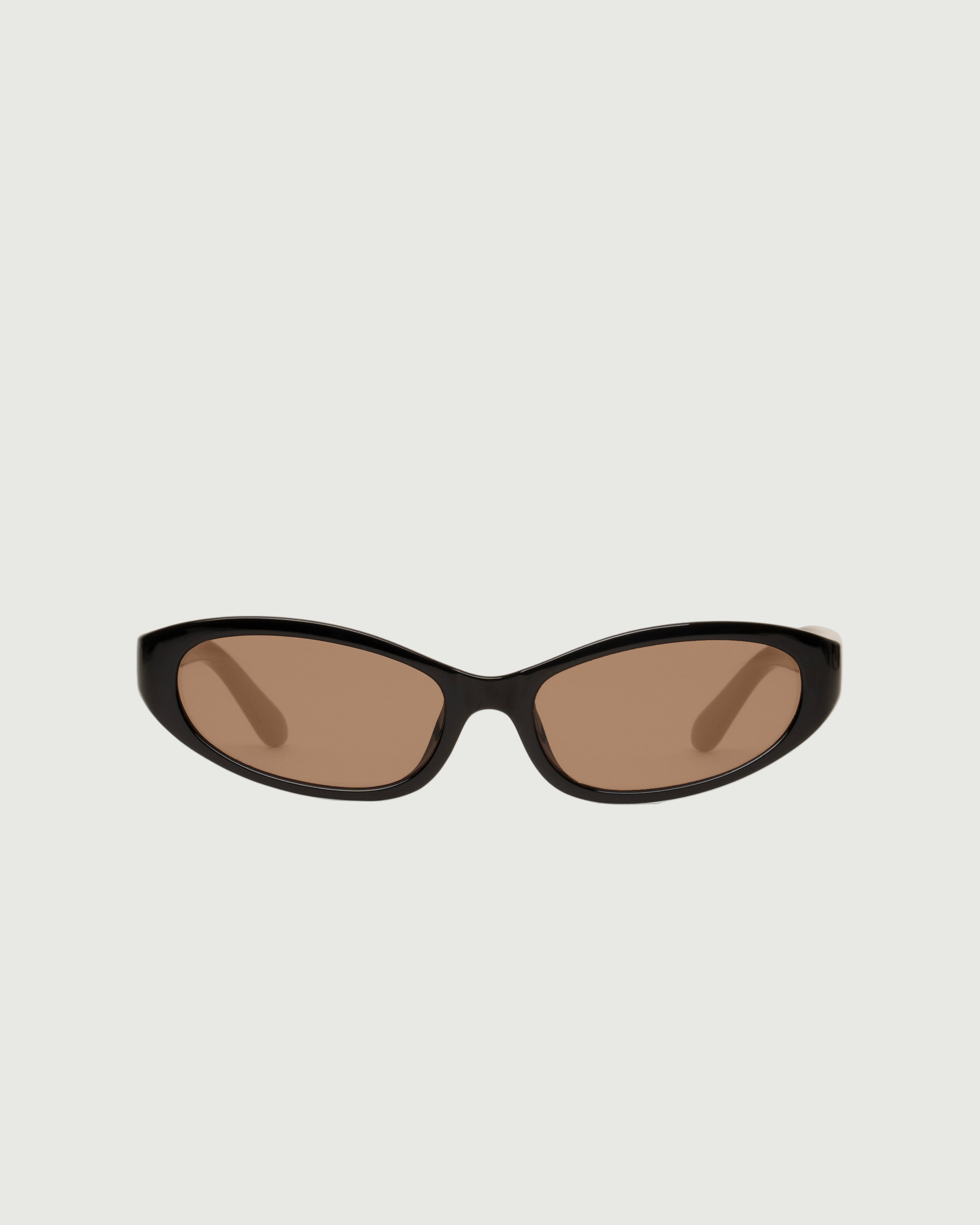 Ink::Nora Sunglasses cateye Black recycled polyester front