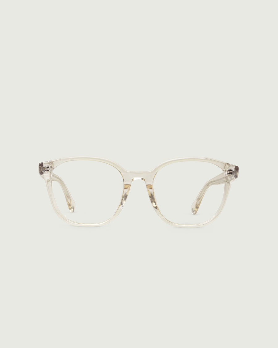 Vance Eyeglasses square clear plant-based plastic front