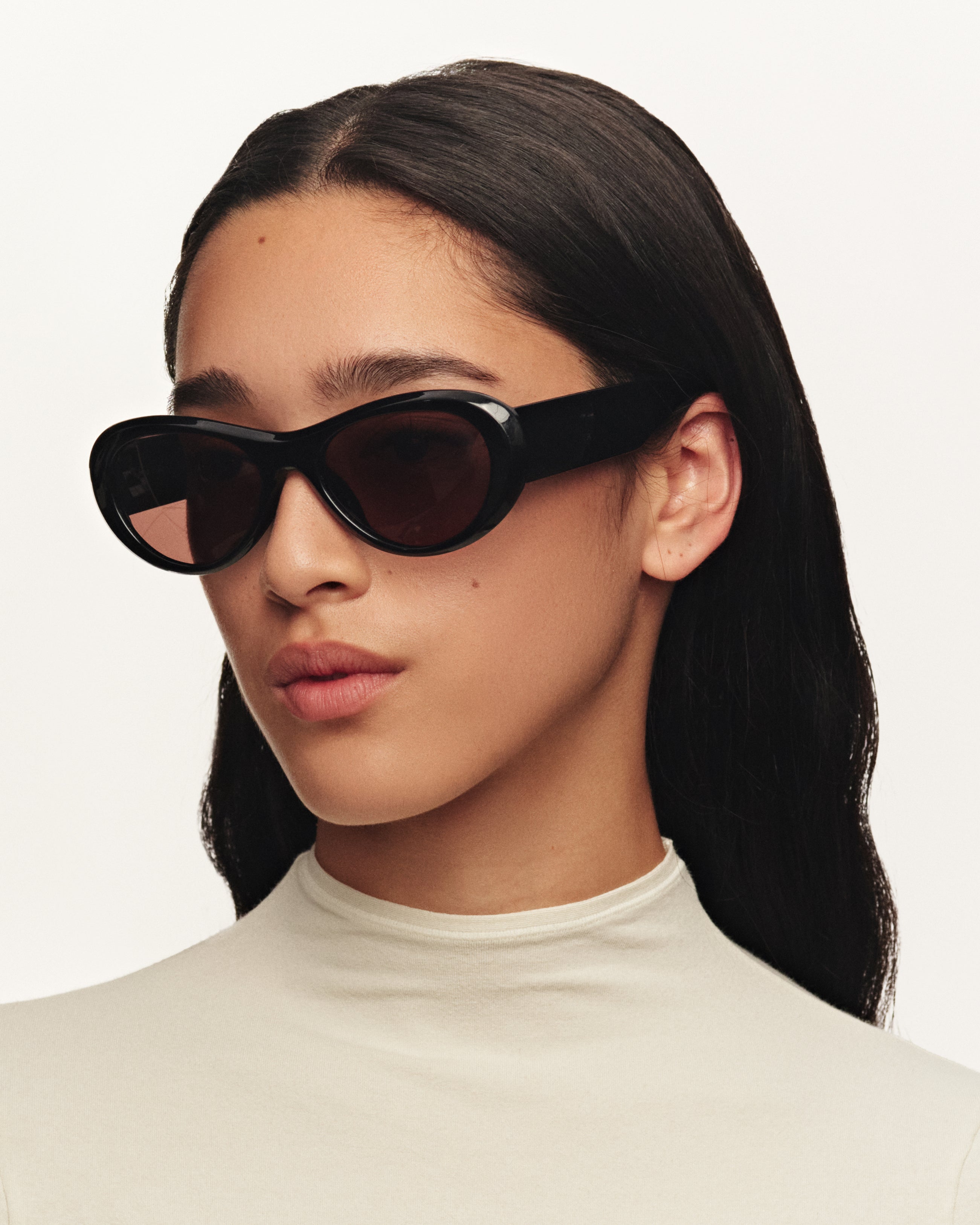 women Brooke Sunglasses pilot black recycled polyester