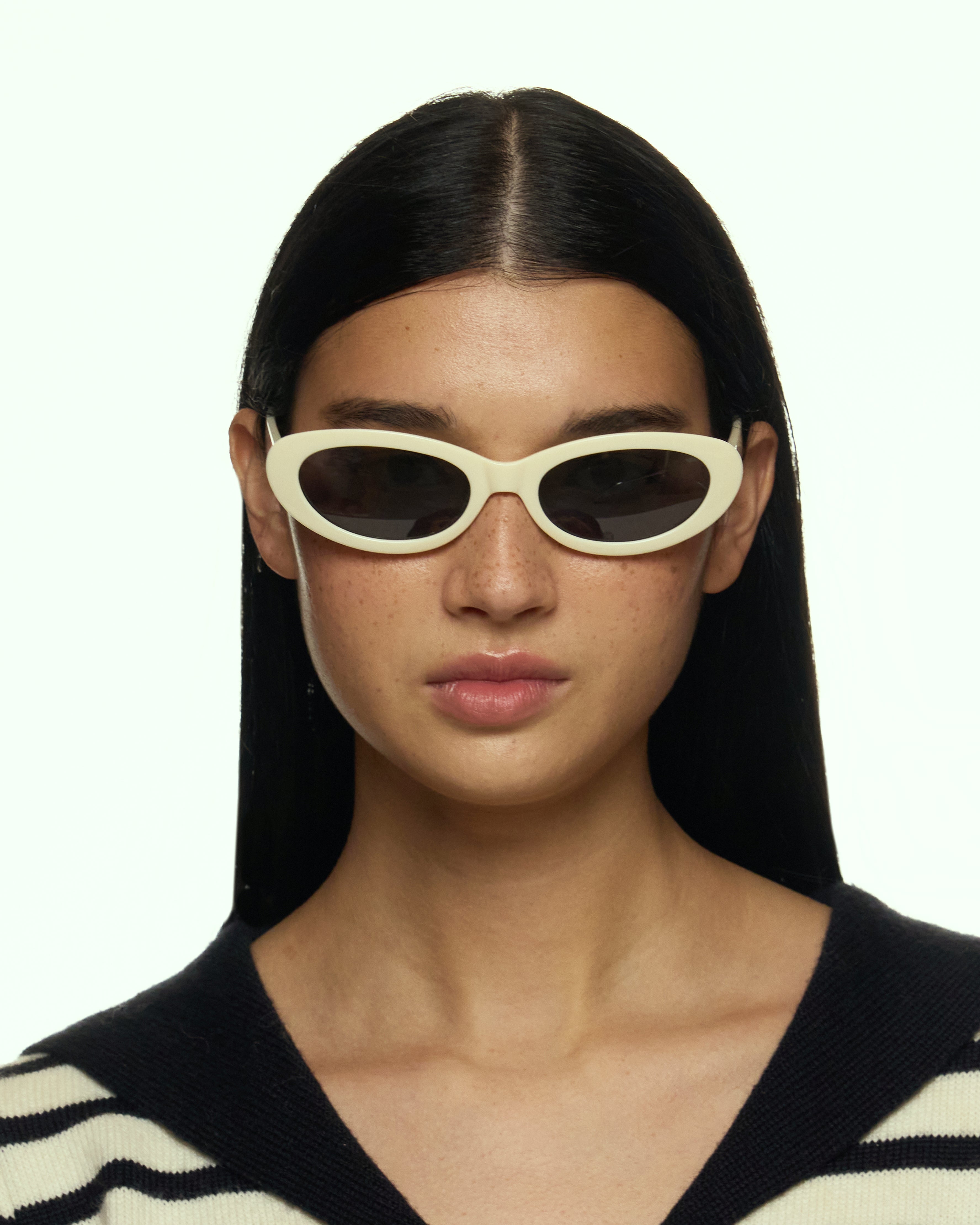 women Dakota Sunglasses cateye White recycled polyester