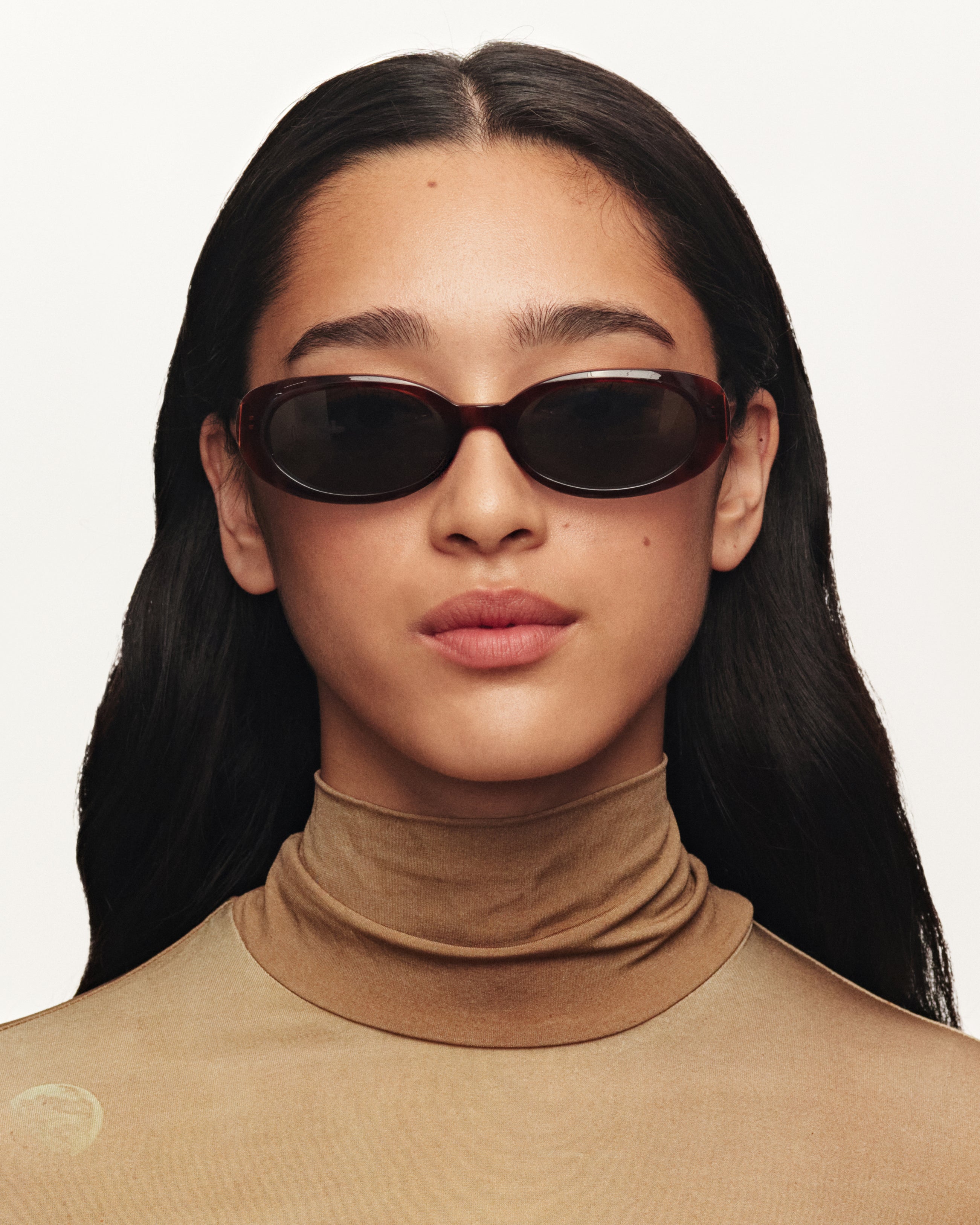 women Devon Sunglasses round tort acetate