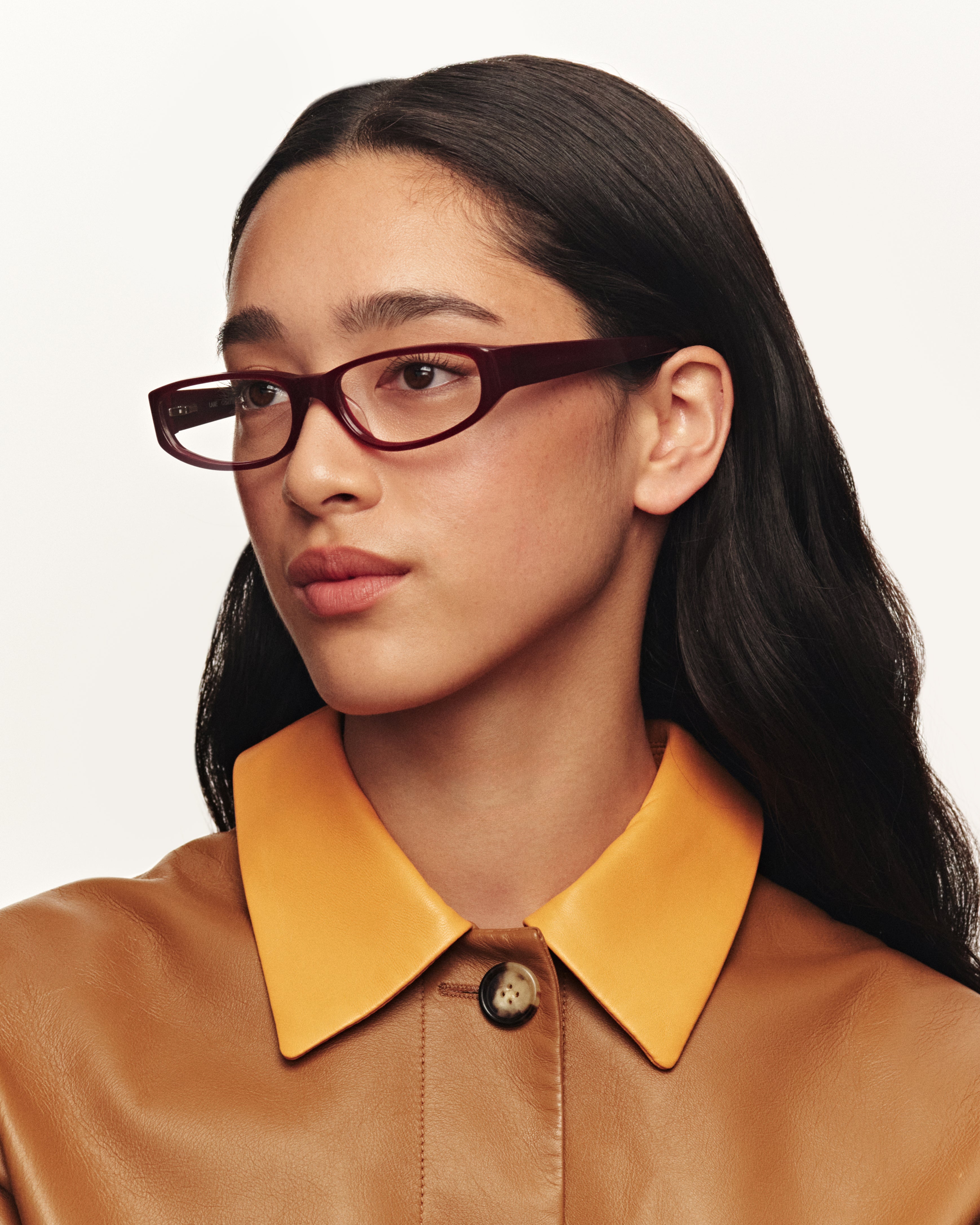 women Lane Eyeglasses cateye black acetate