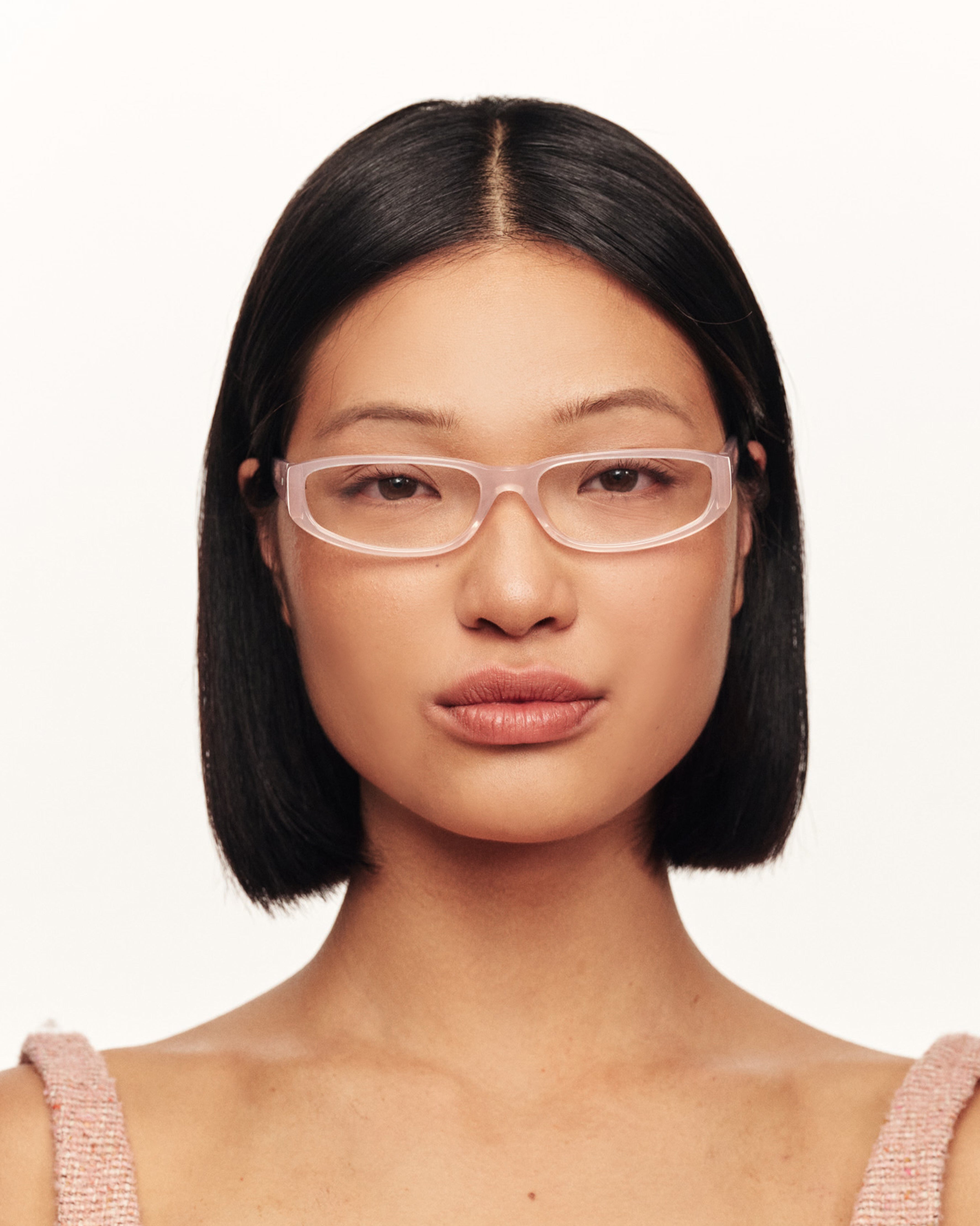 women Lane Eyeglasses cateye pink acetate