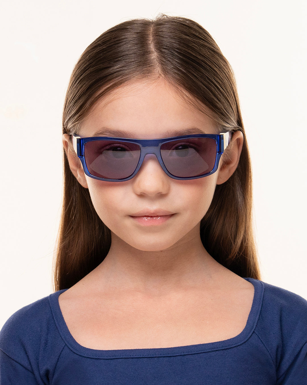 men Nolan Kids Sunglasses square Blue recycled polyester
