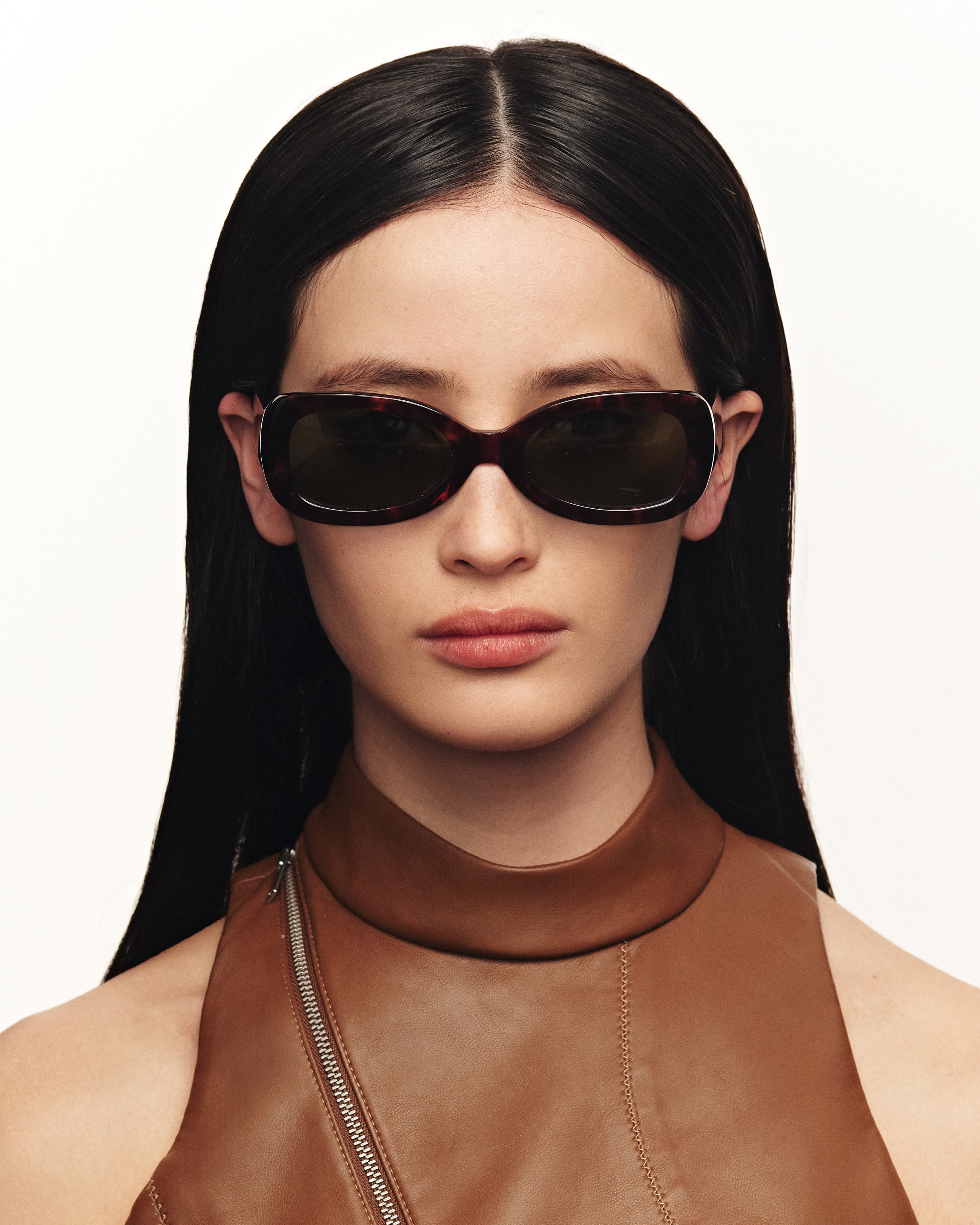 women Reese Sunglasses rectangle tort acetate
