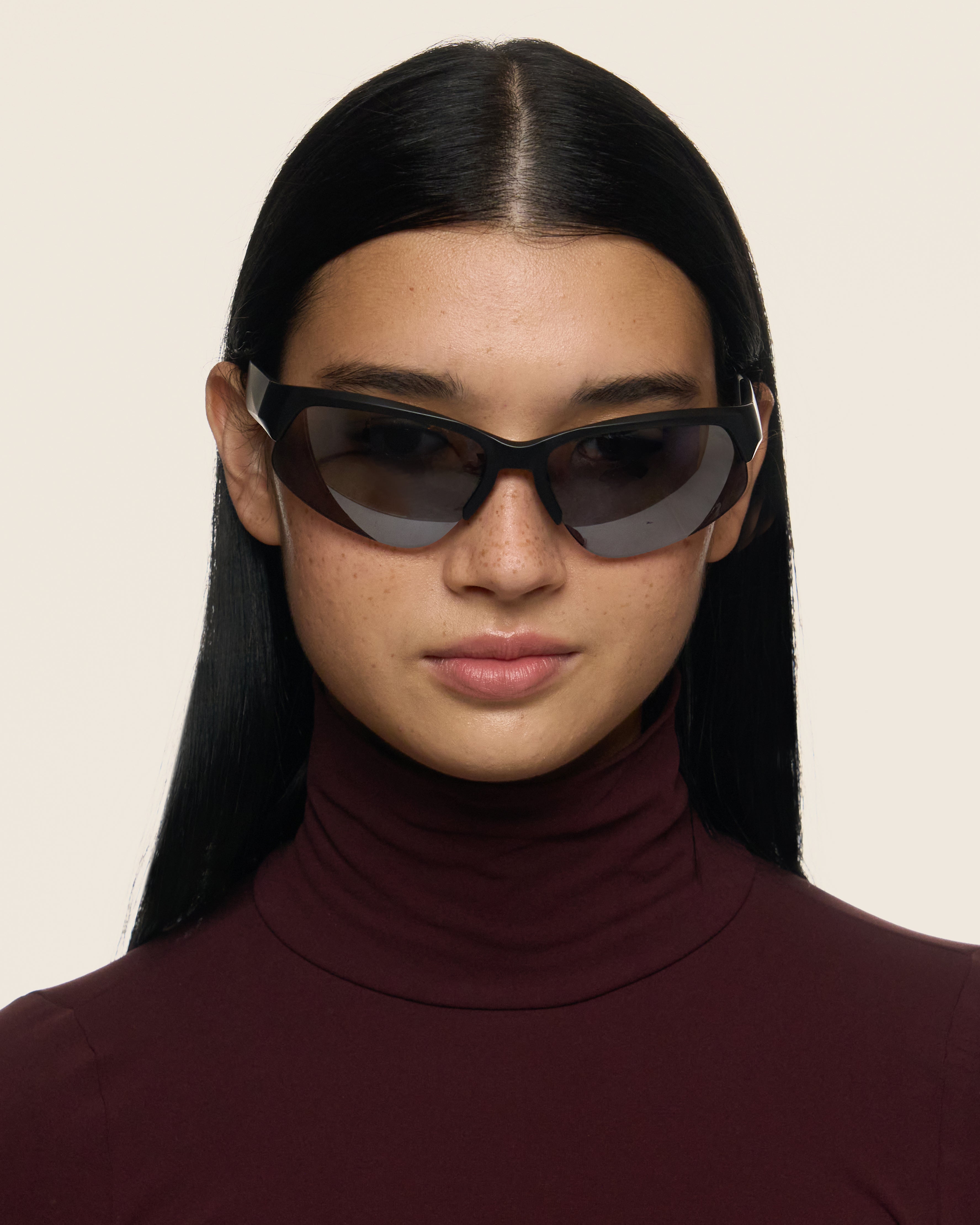 women Simone Sunglasses cateye Black recycled polyester