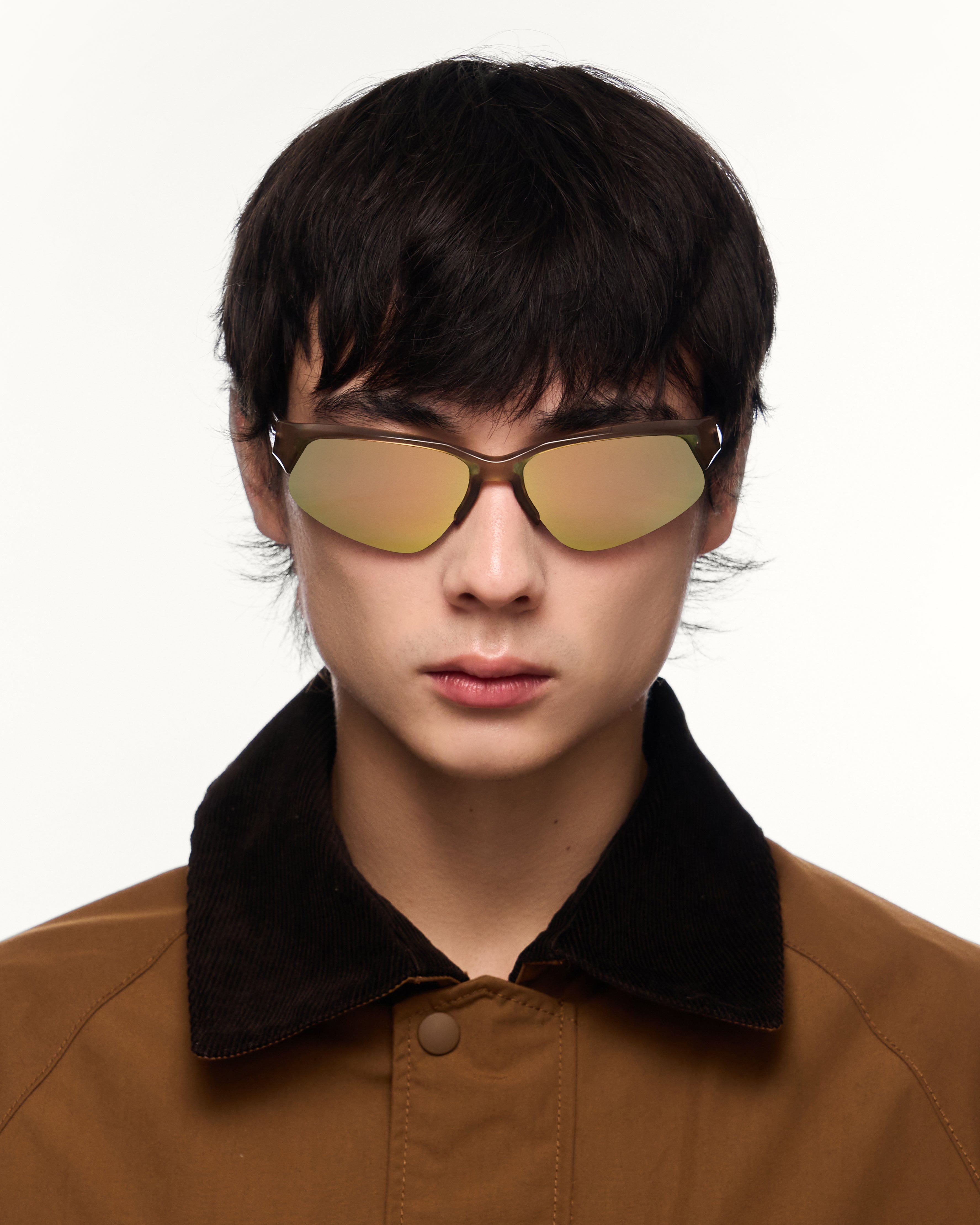 men Simone Sunglasses cateye gray recycled polyester