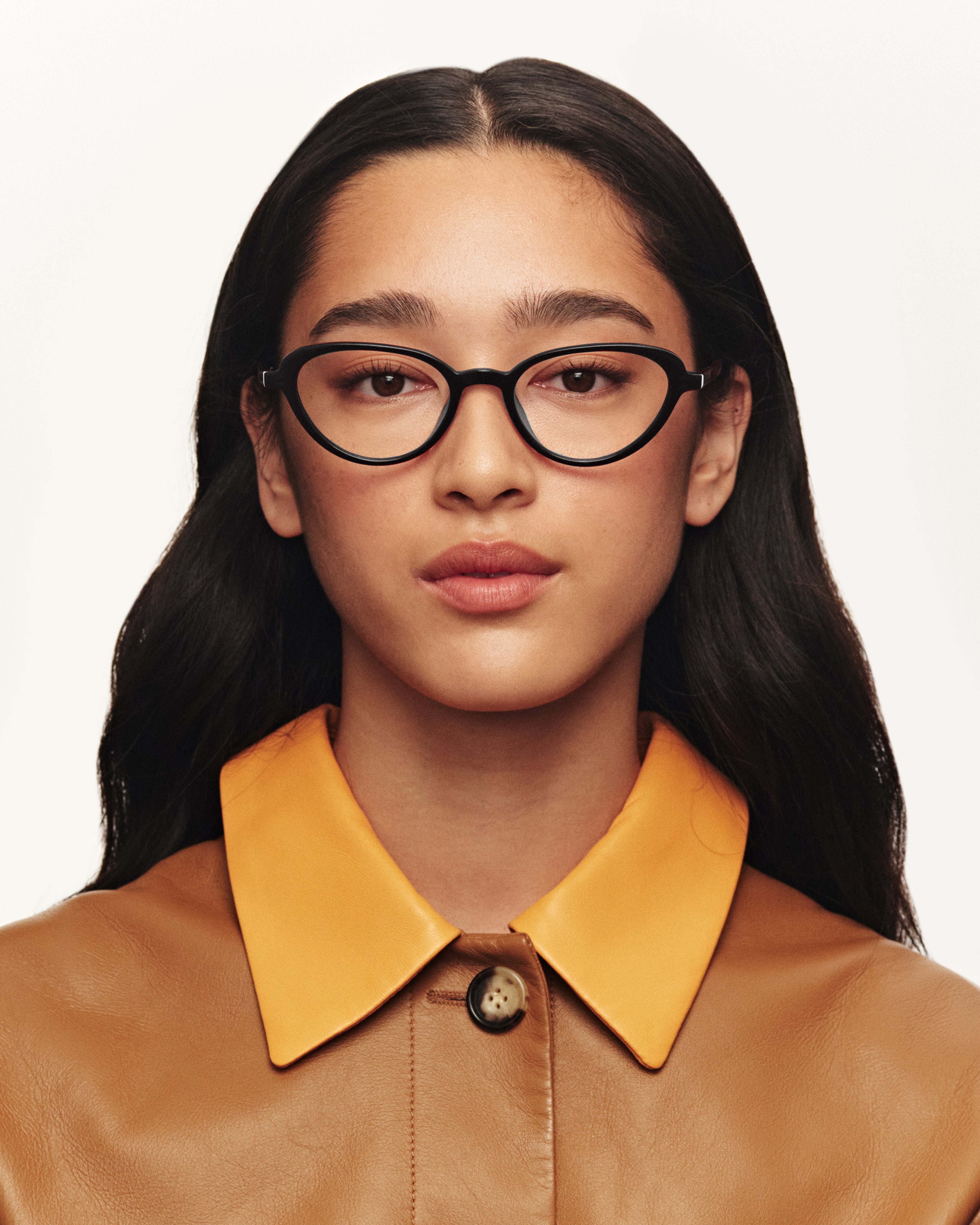 women Tippy Eyeglasses cateye black acetate
