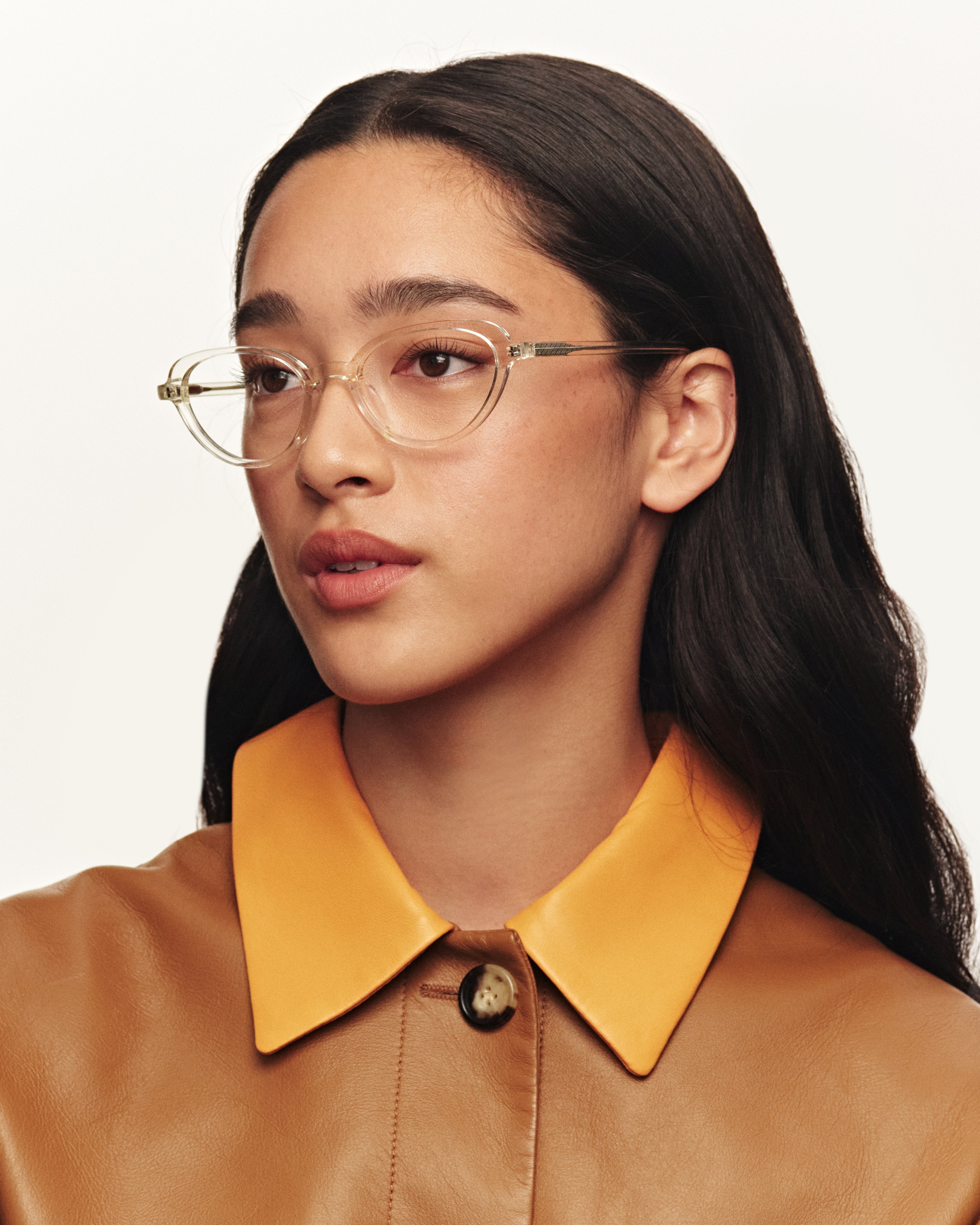 women Tippy Eyeglasses cateye clear acetate
