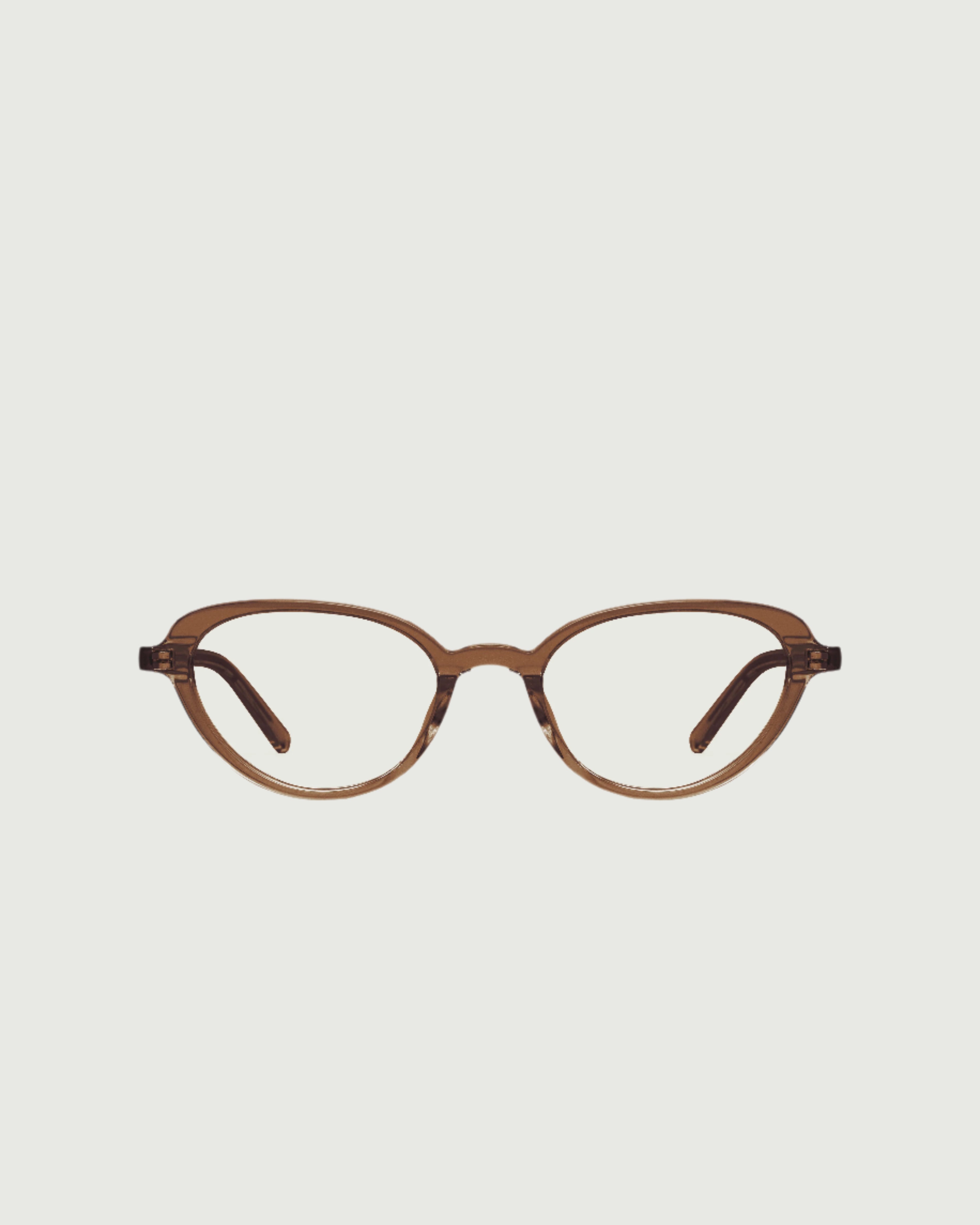 Nutmeg::Tippy Eyeglasses cateye brown acetate front