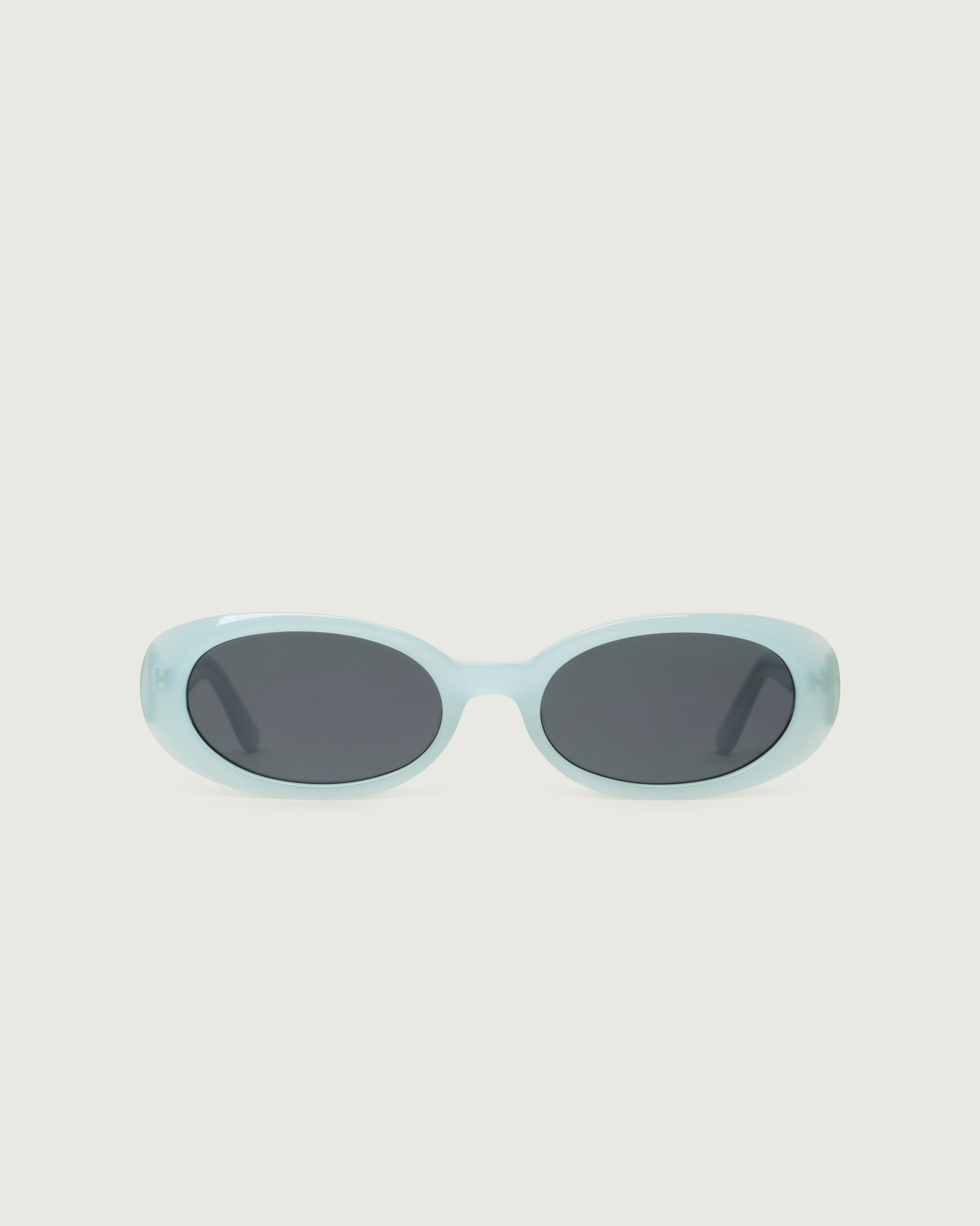 Opal::Devon Sunglasses round blue acetate front