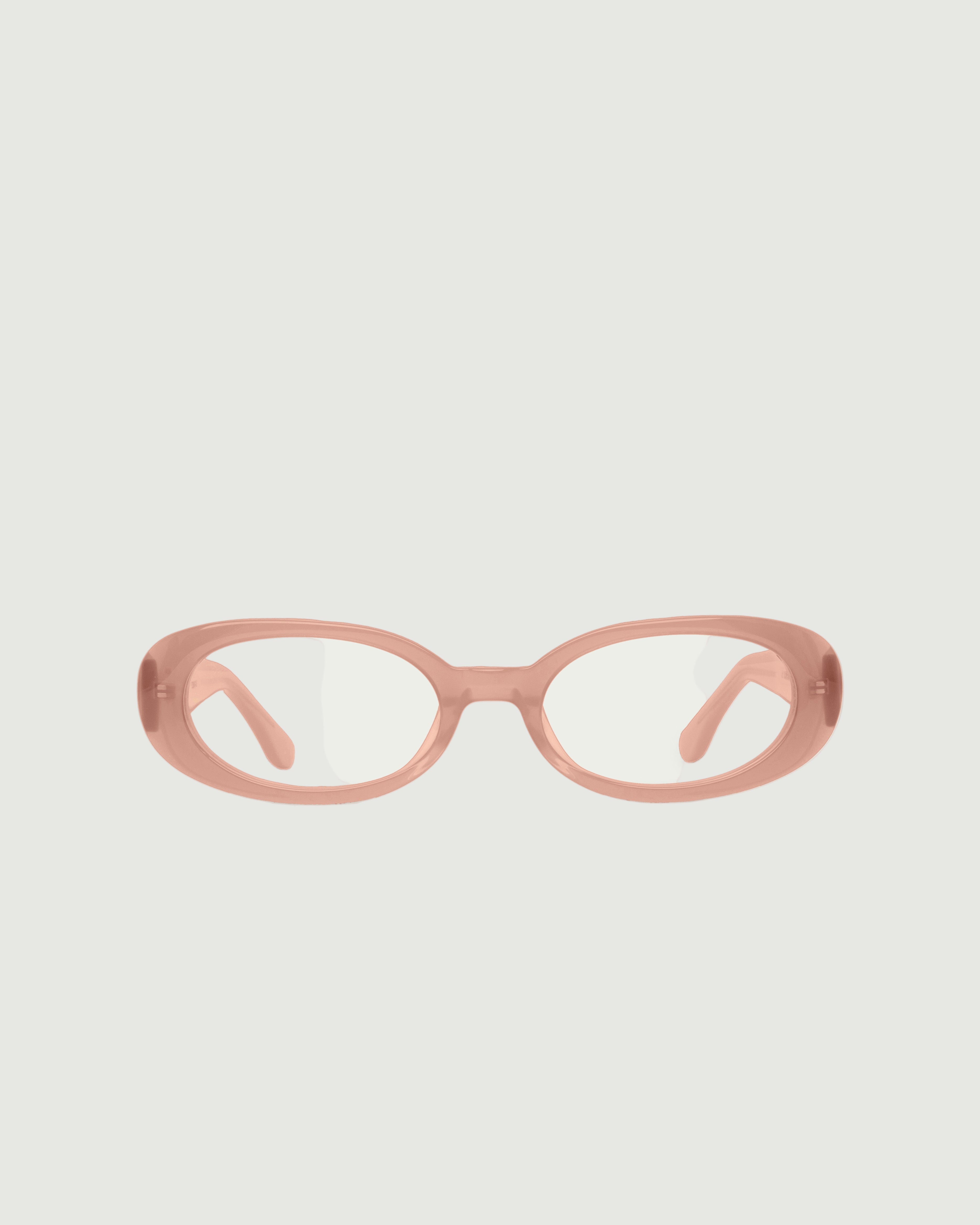 Rosewater::Devon Eyeglasses round pink acetate front