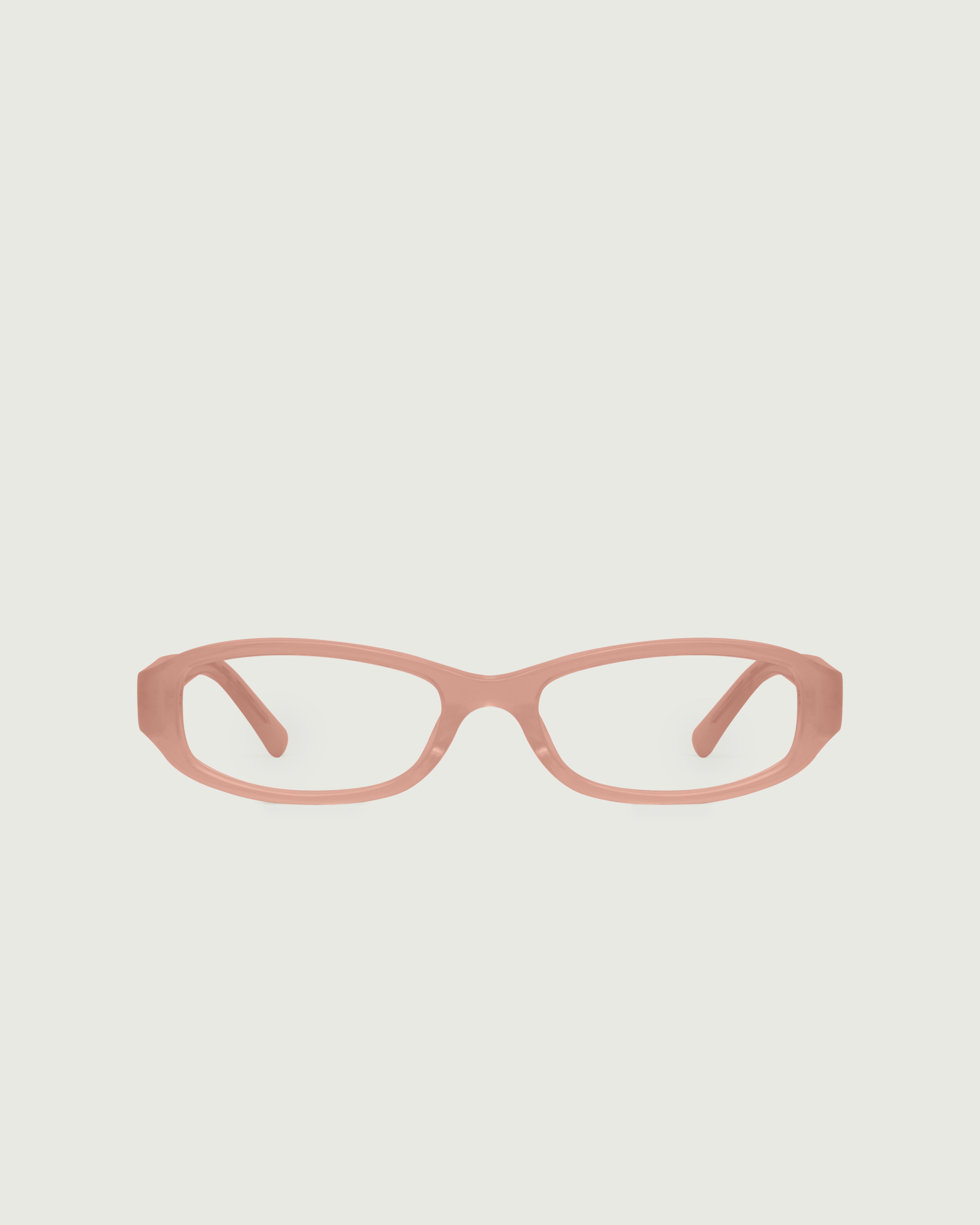 Rosewater::Lucy Eyeglasses rectangle pink acetate front