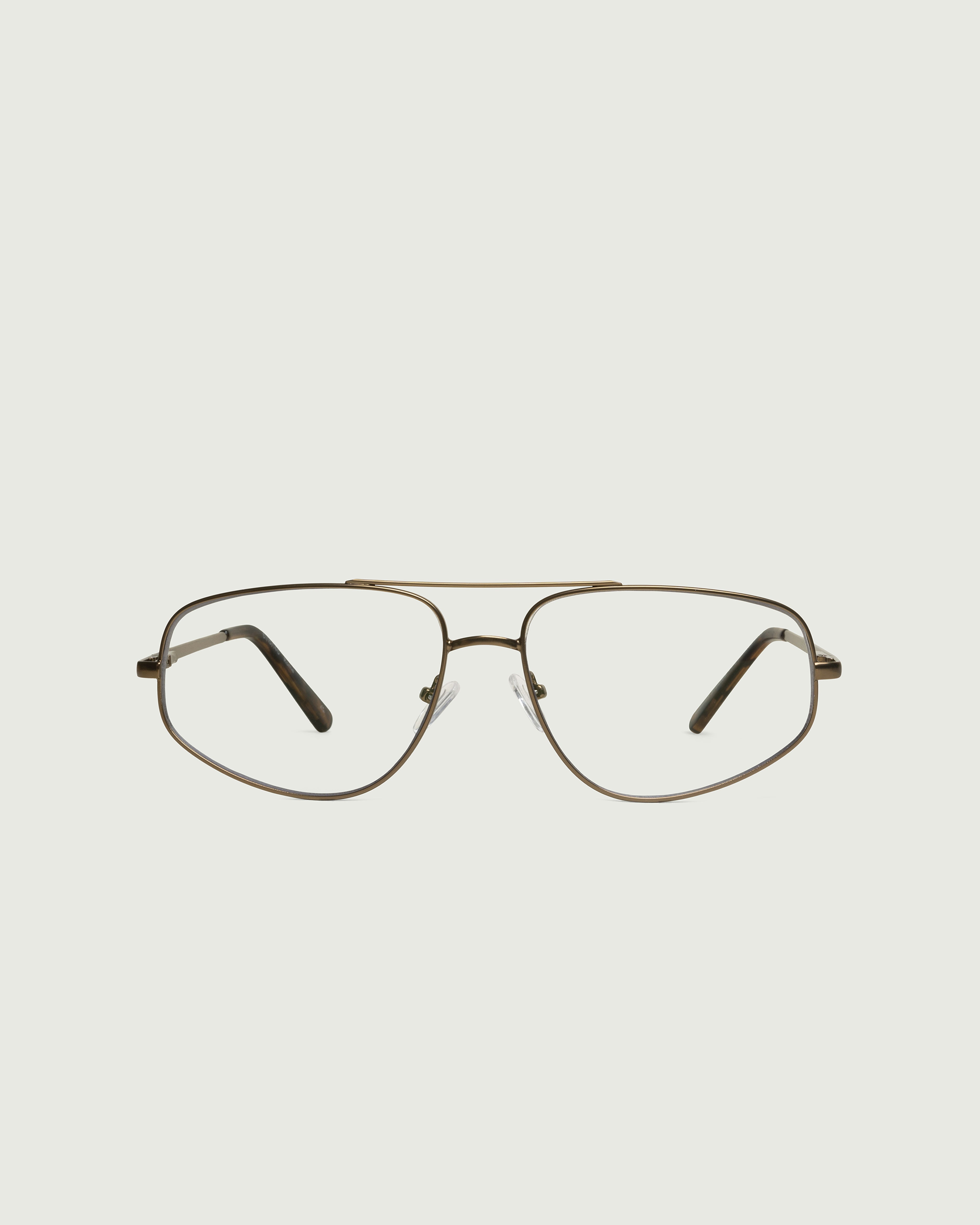 Rye::Rome Anti-Radiation Glasses pilot brown metal front