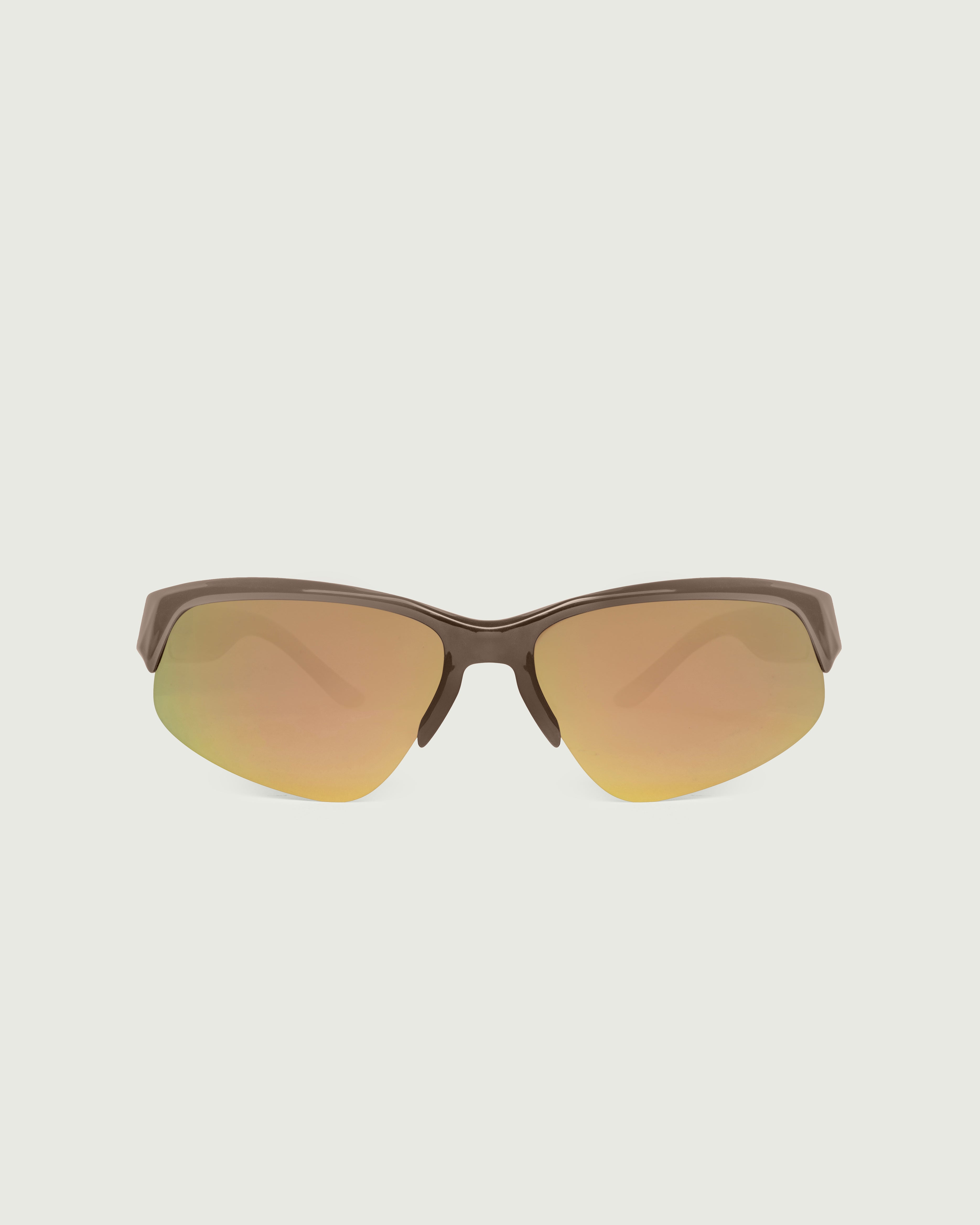 Shale Polarized::Simone Sunglasses cateye gray recycled polyester front