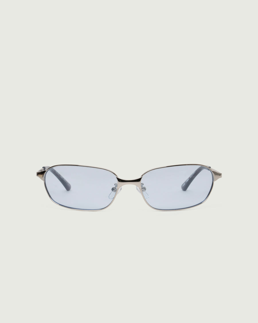 Aspen Sunglasses rectangle Gray metal front