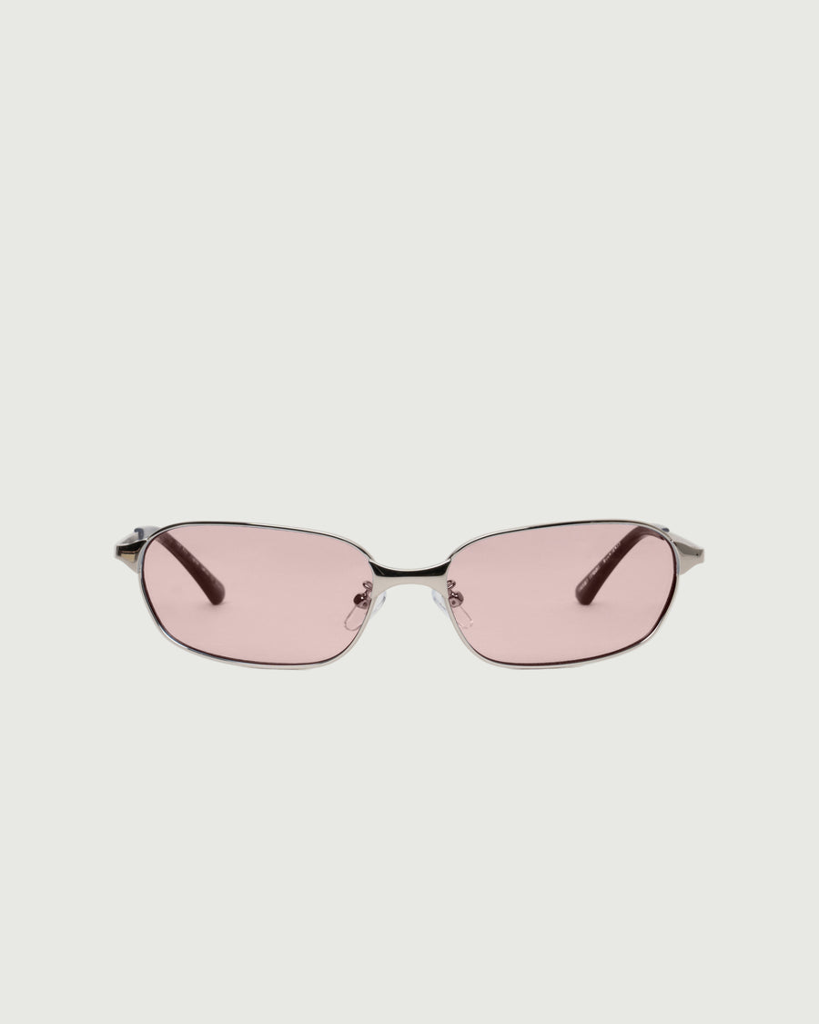 Aspen Sunglasses rectangle Gray metal front