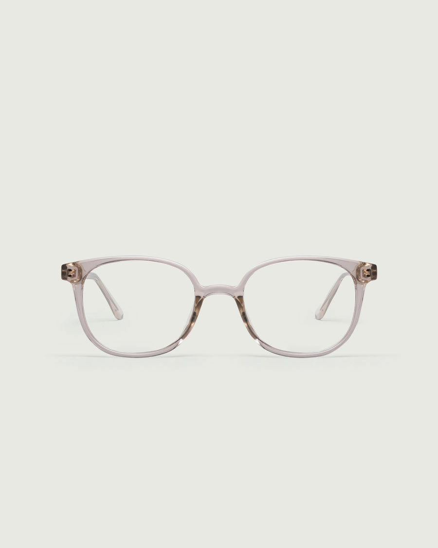 Bleecker Eyeglasses square gray plastic front