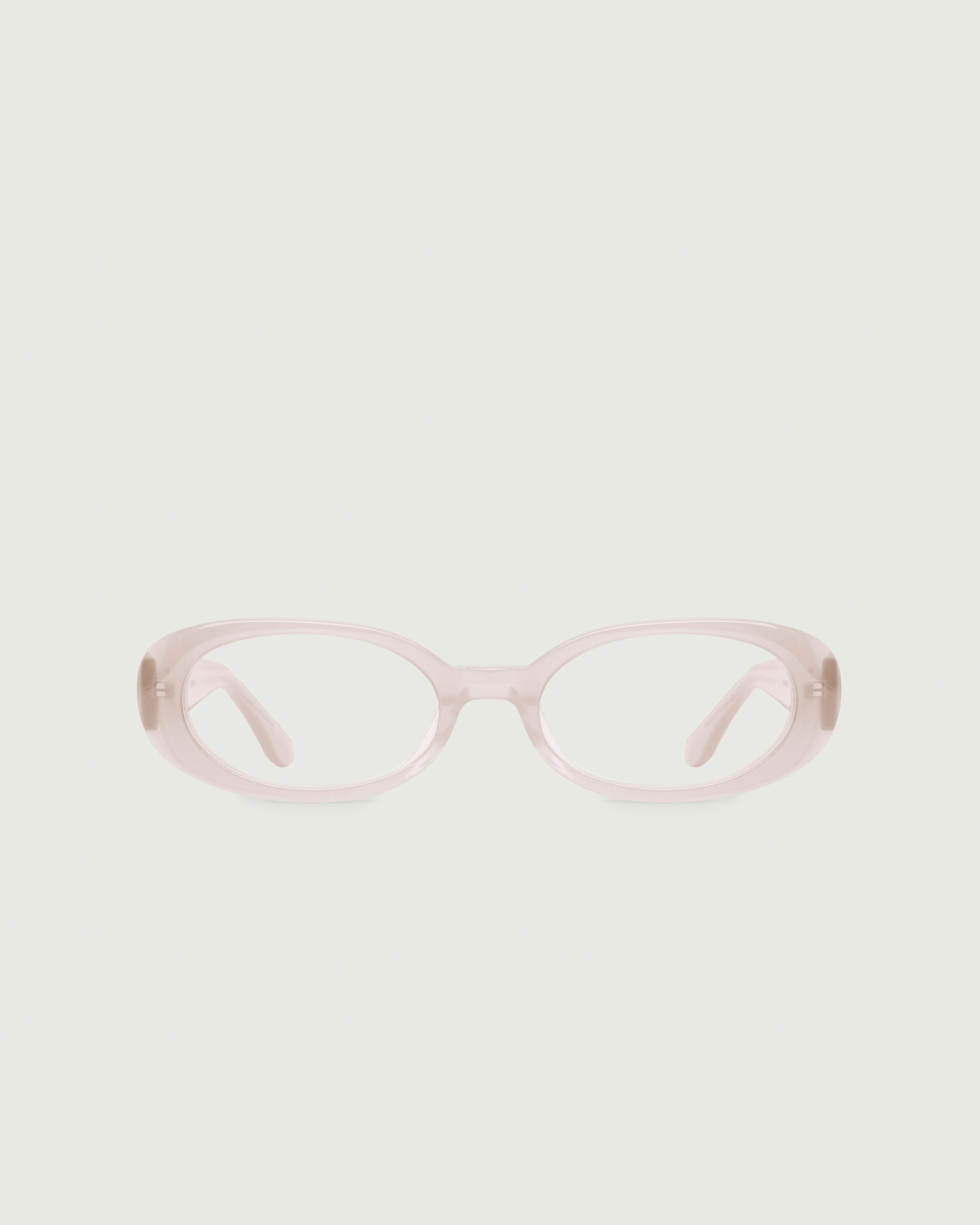 Taffy::Devon Eyeglasses oval pink acetate front