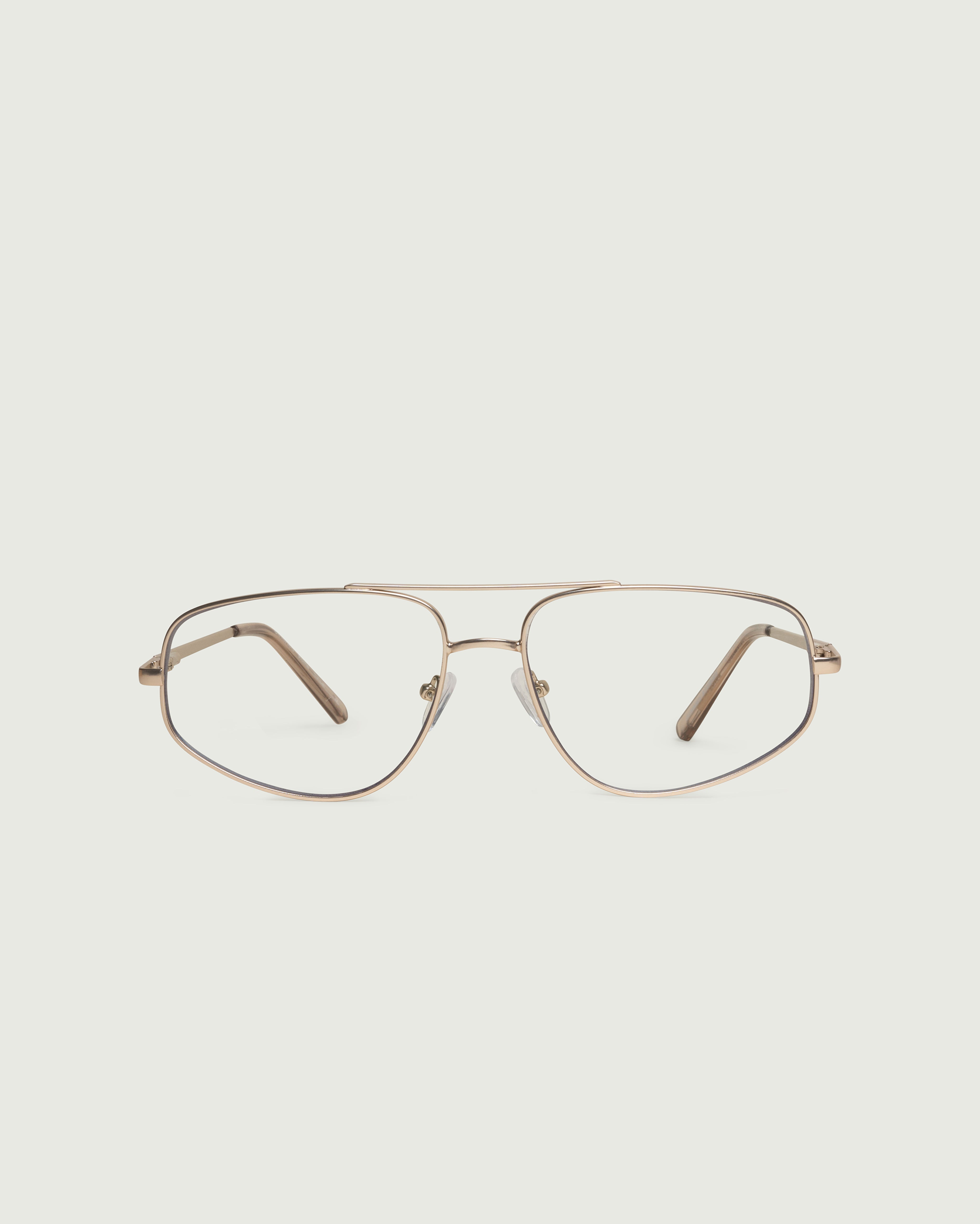 Tinsel::Rome Anti-Radiation Glasses pilot gold metal front